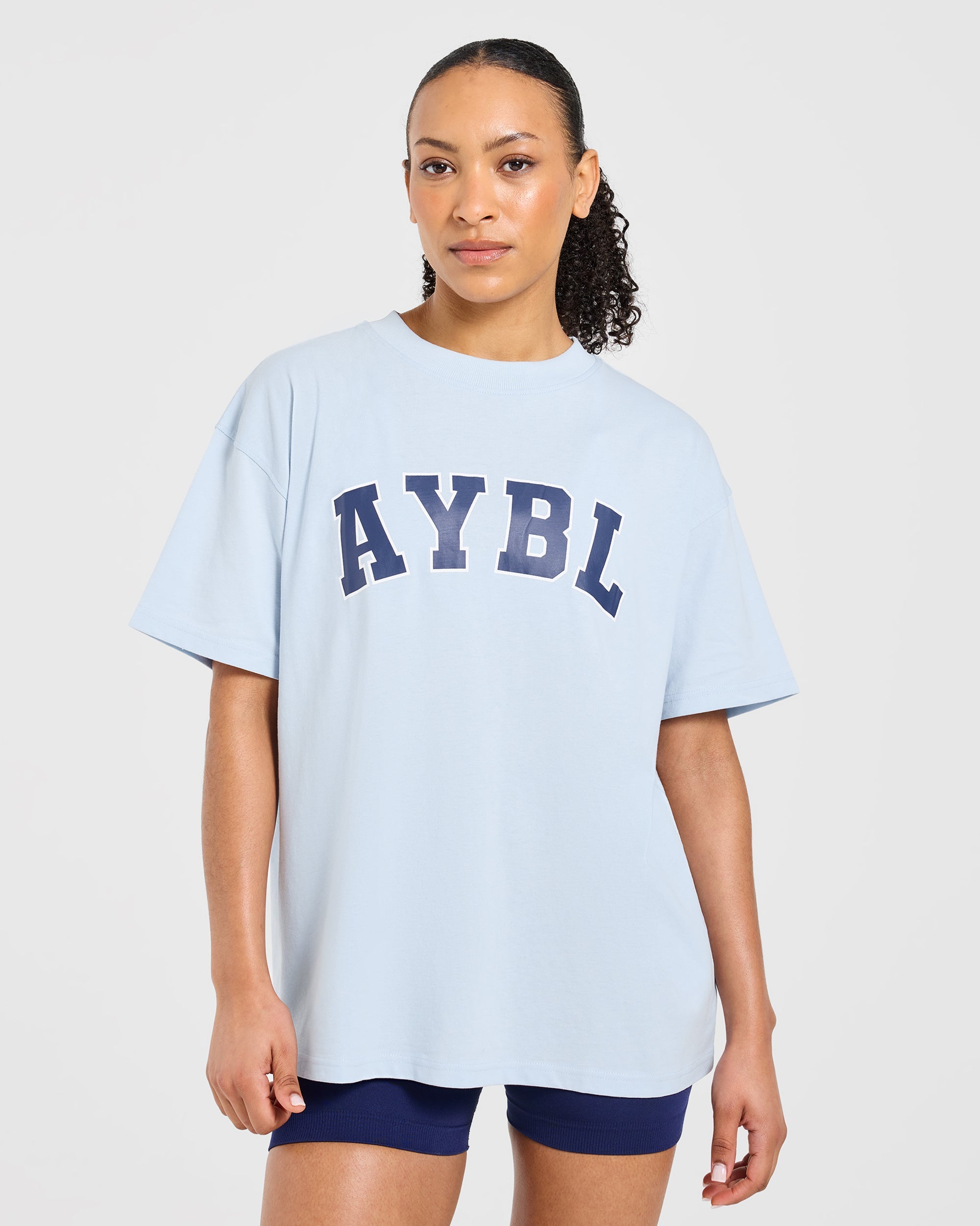 Varsity 2.0 Oversized T Shirt - Bleu