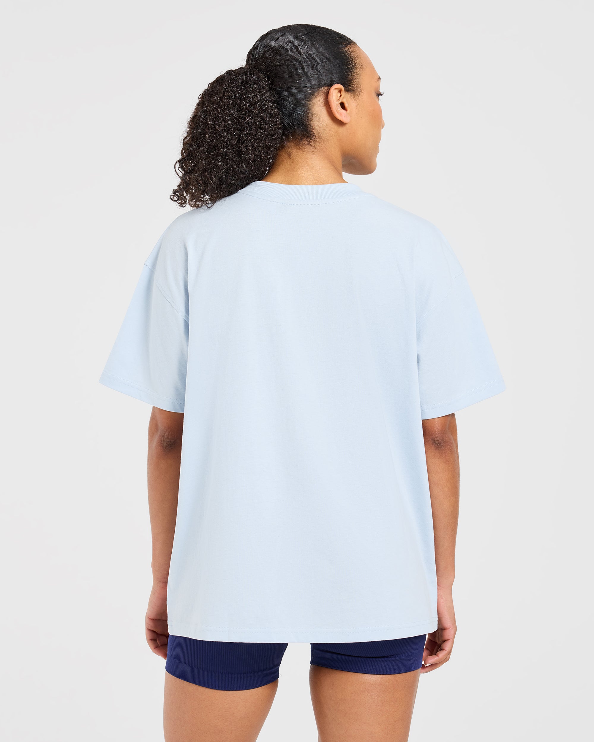Varsity 2.0 Oversized T Shirt - Bleu