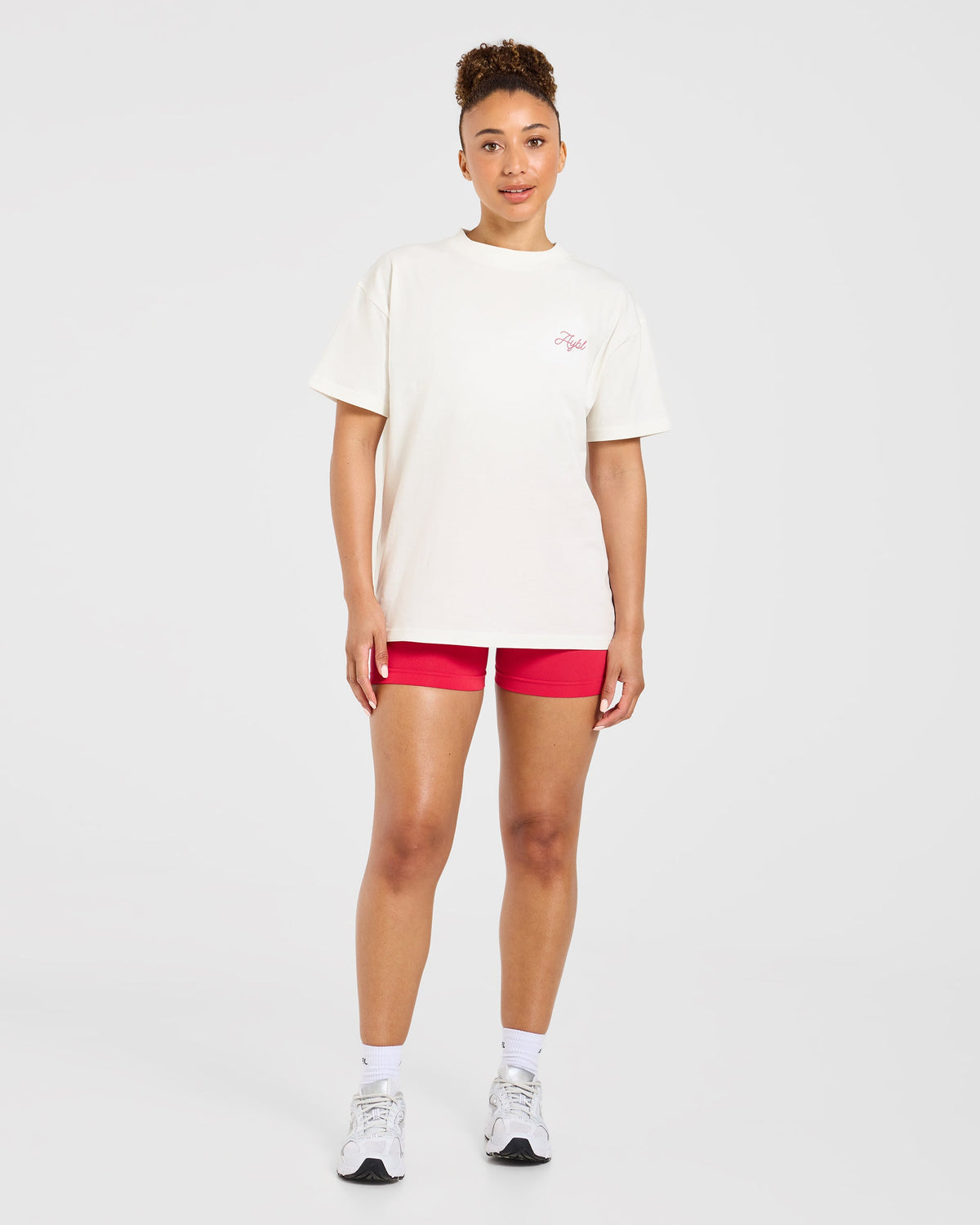 AYBL Lift Lodge Oversized T Shirt - Off Blanc