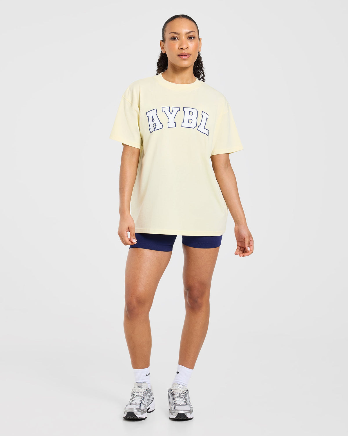 Varsity 2.0 Oversized T Shirt - Butter Jaune