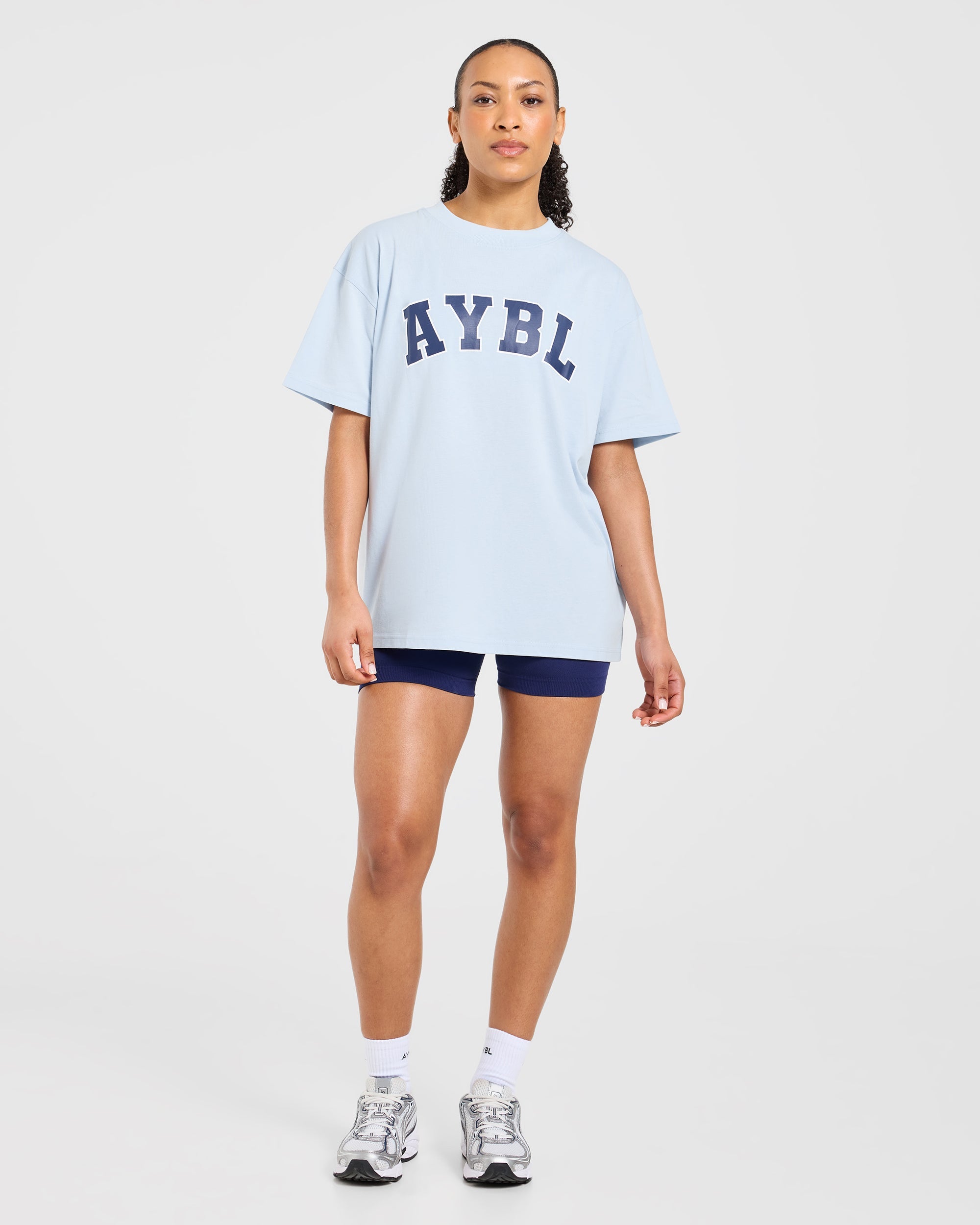 Varsity 2.0 Oversized T Shirt - Bleu