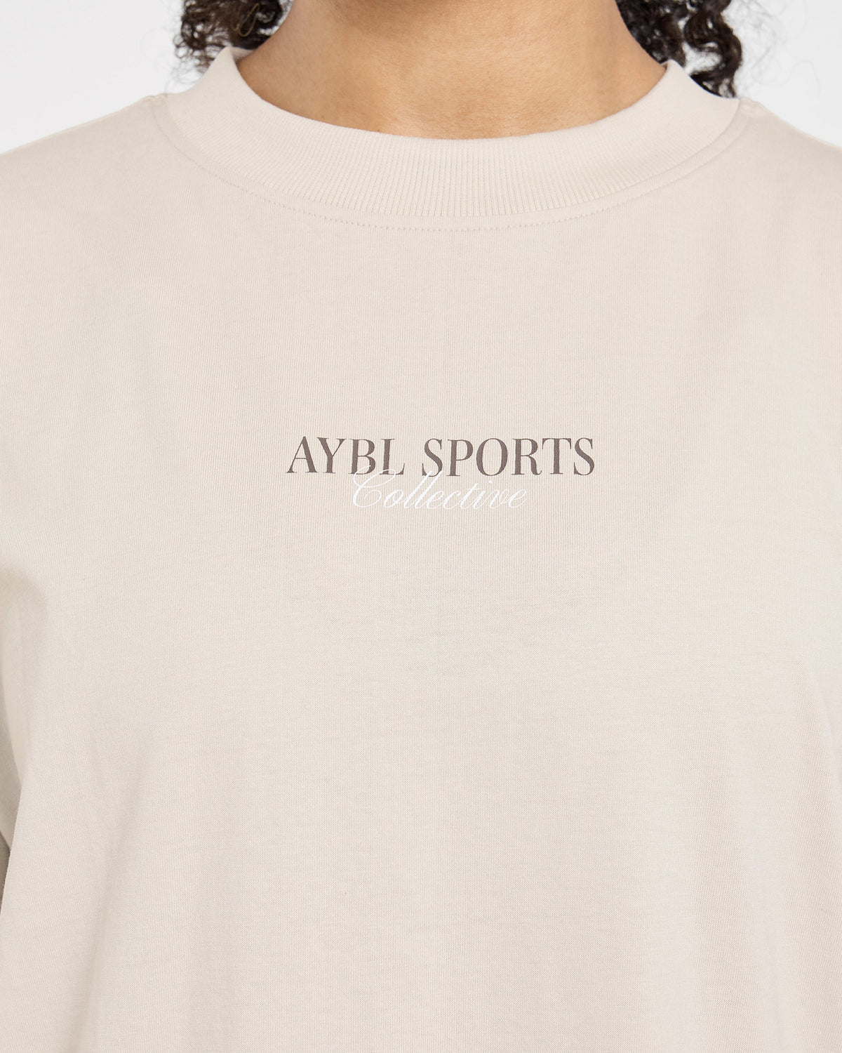 Sports Collective Oversized T Shirt - Beige