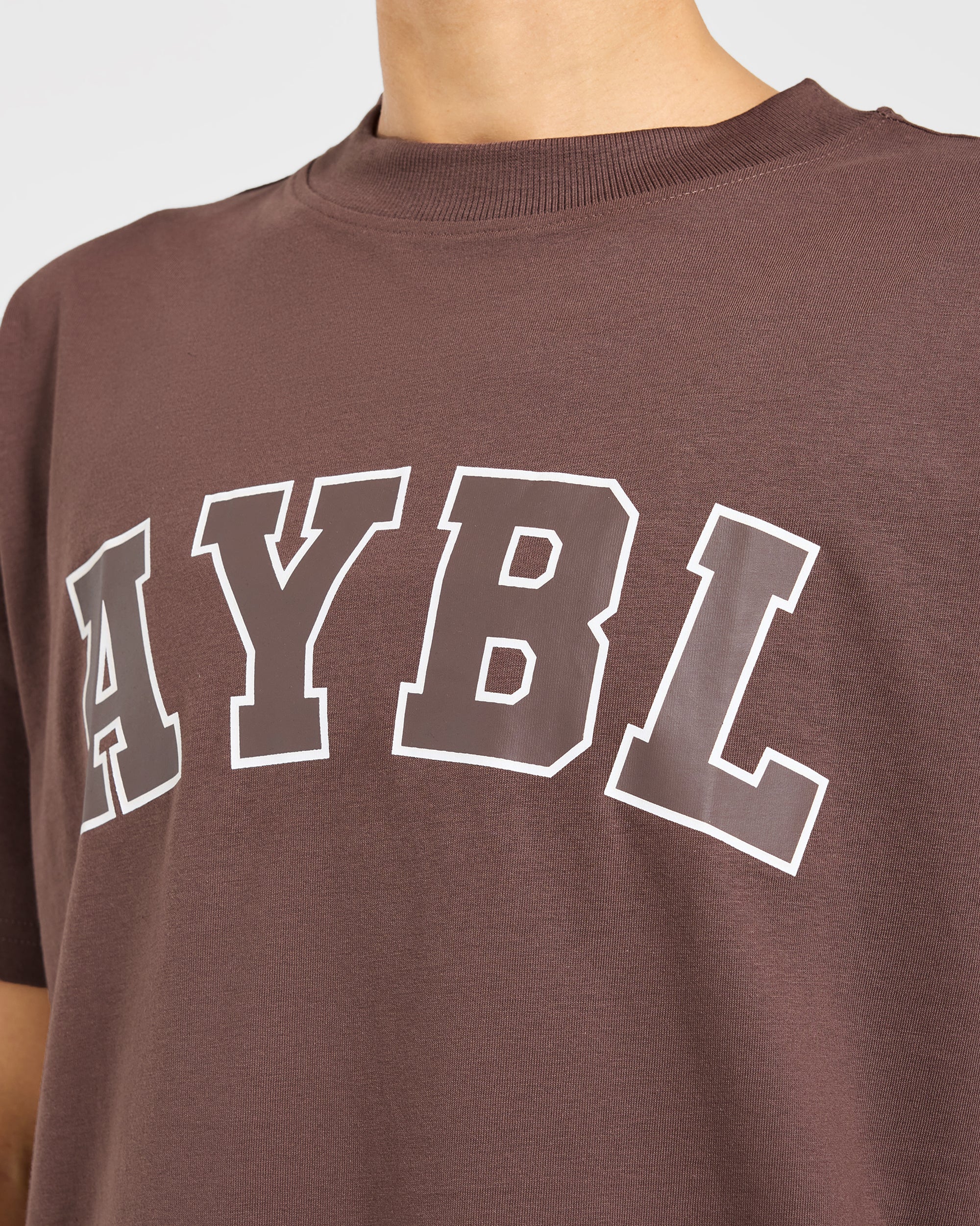 Varsity 2.0 Oversized T Shirt - Marron