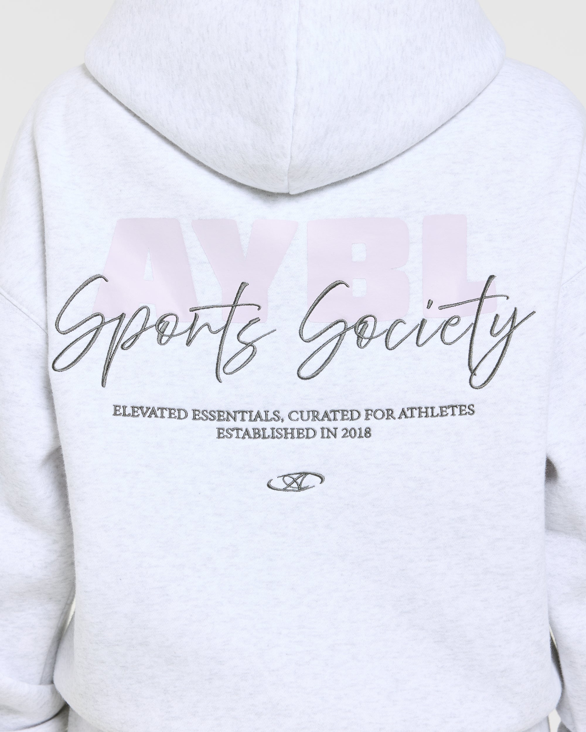 Sports Society Oversized Hoodie - Heather Gris