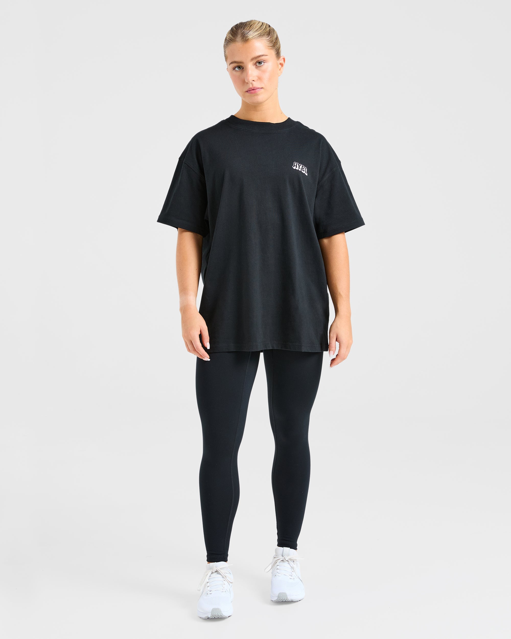 Gym Girl Era Oversized T Shirt - Noir