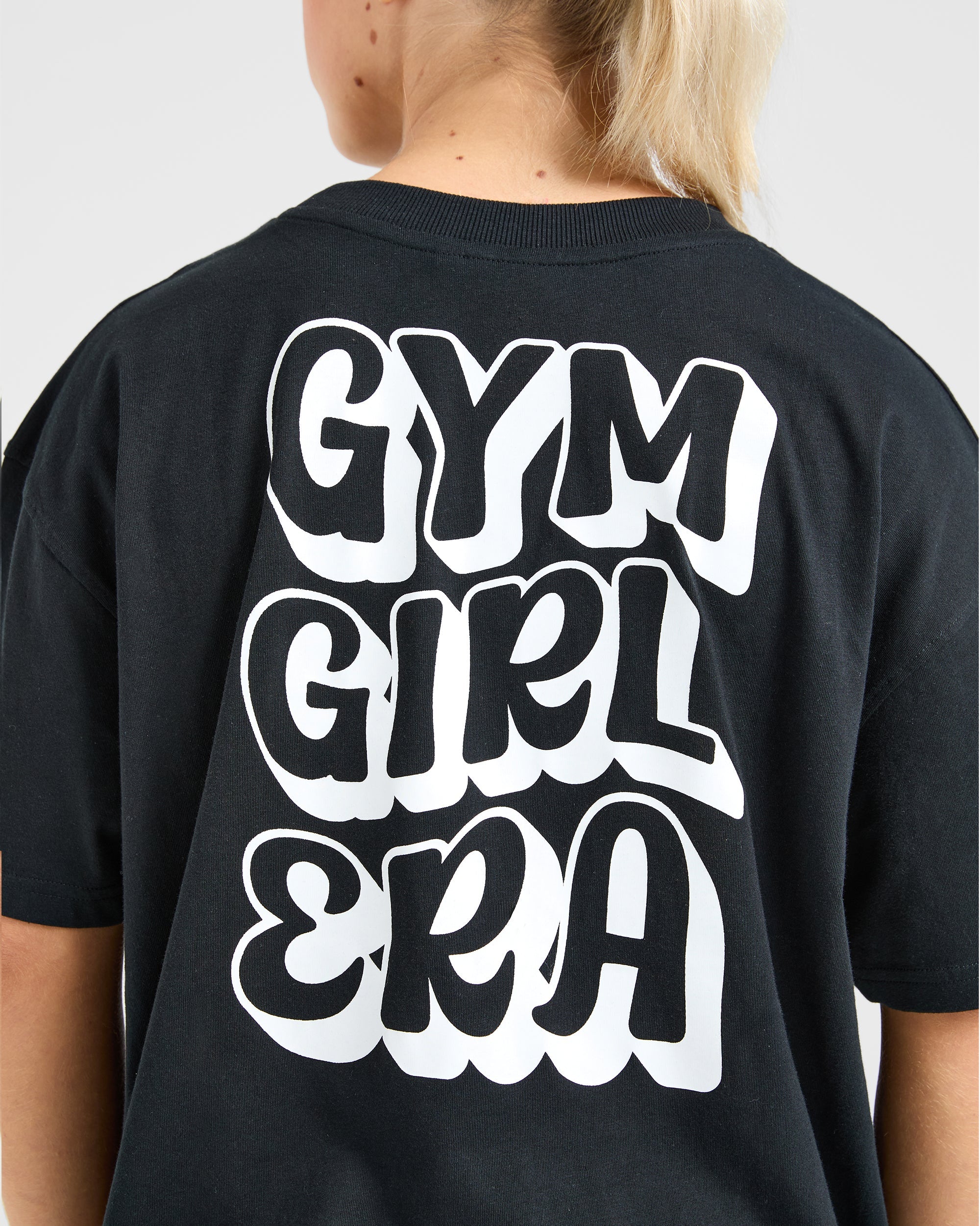 Gym Girl Era Oversized T Shirt - Noir