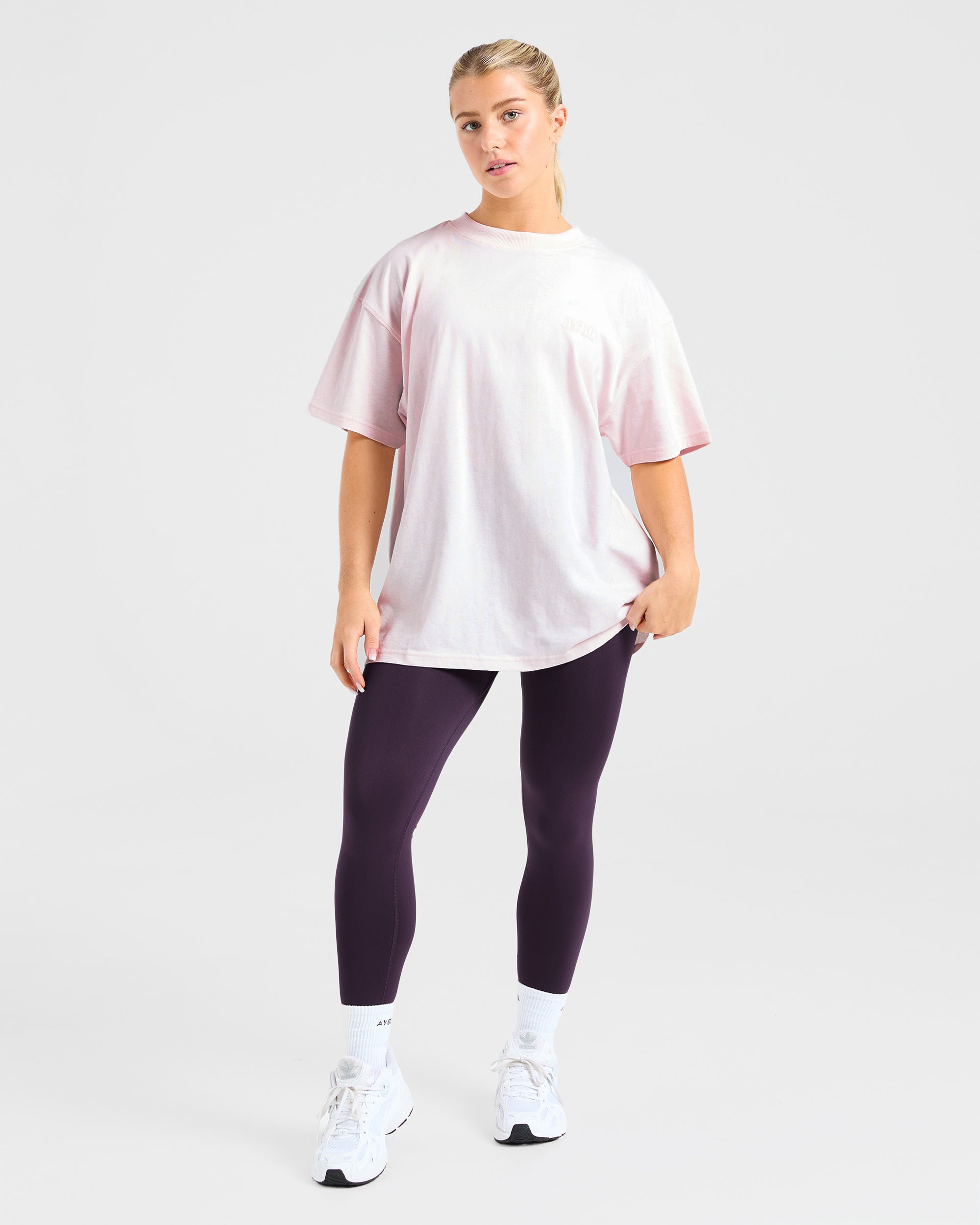 Gym Girl Era Oversized T Shirt - Rose