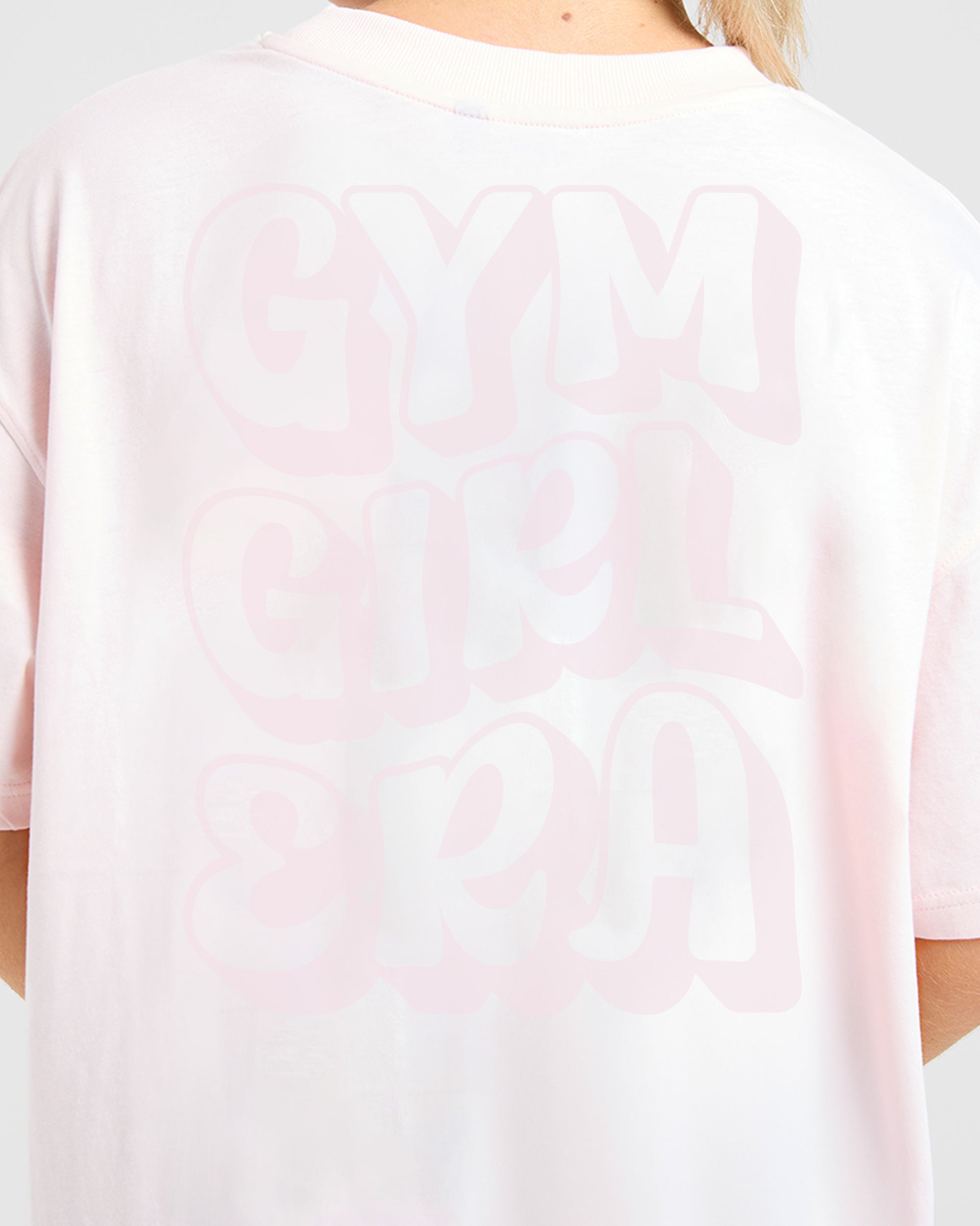 Gym Girl Era Oversized T Shirt - Rose