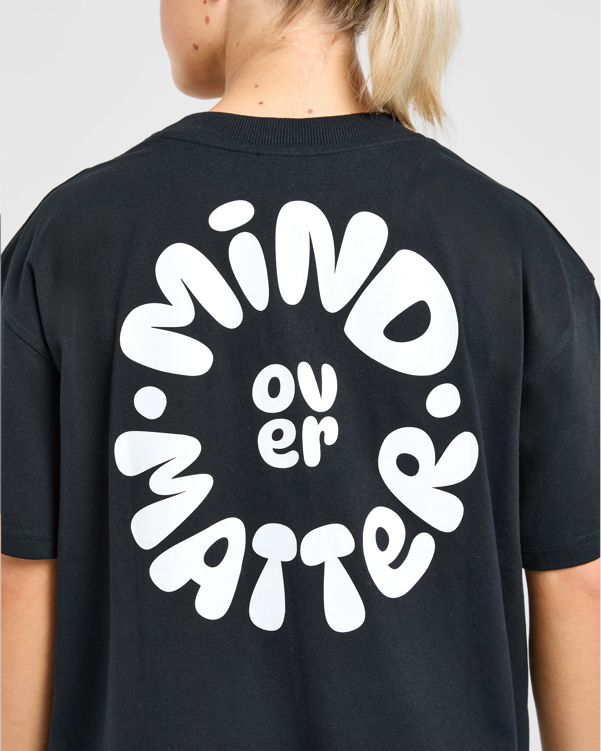 Mind Over Matter V2 Oversized T Shirt - Noir