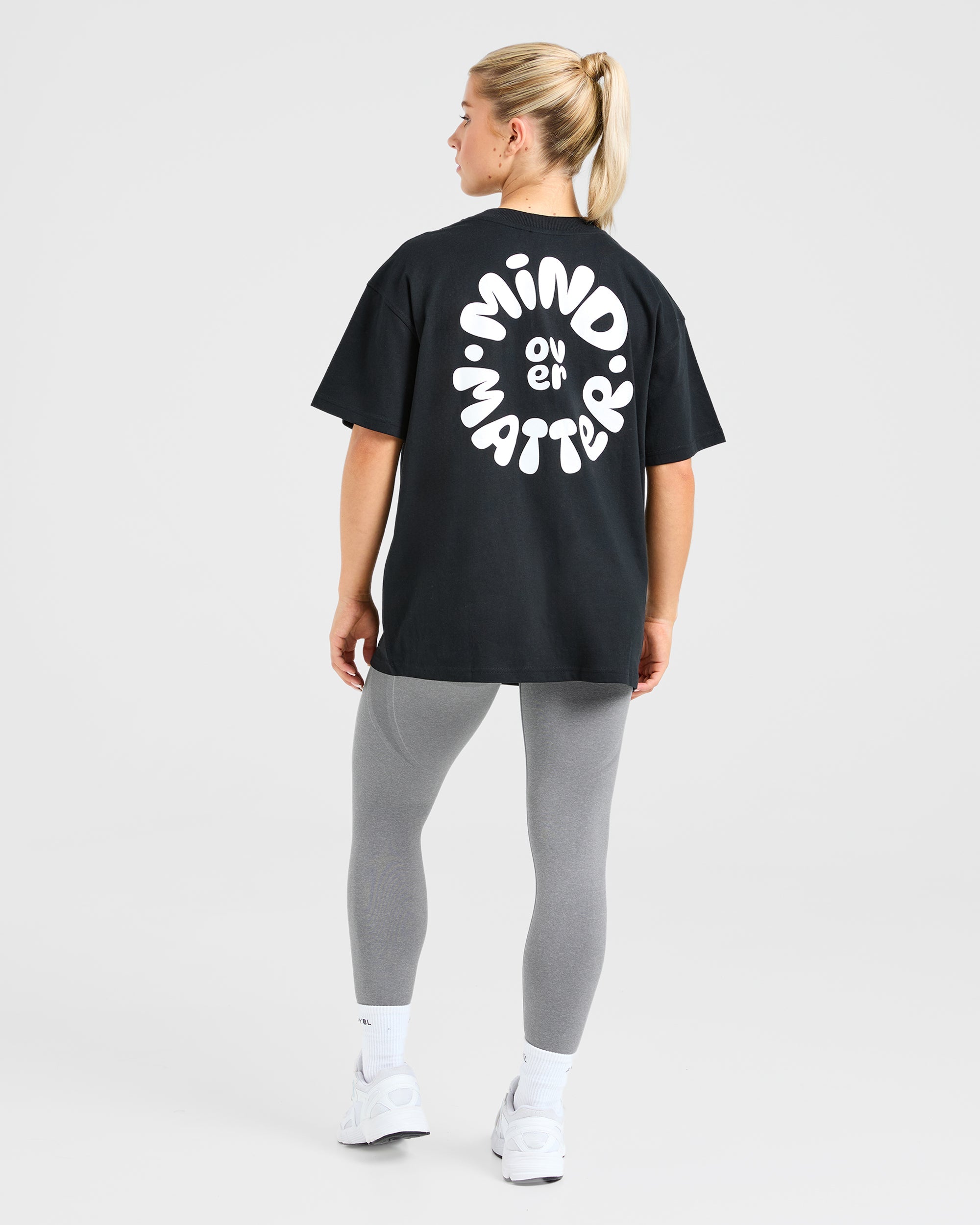 Mind Over Matter V2 Oversized T Shirt - Noir