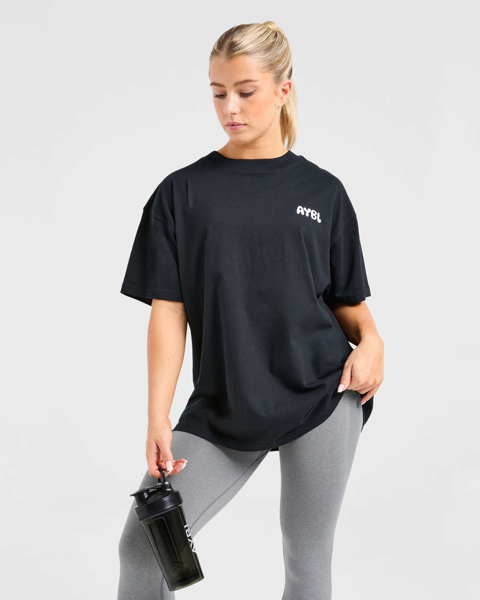 Mind Over Matter V2 Oversized T Shirt - Noir