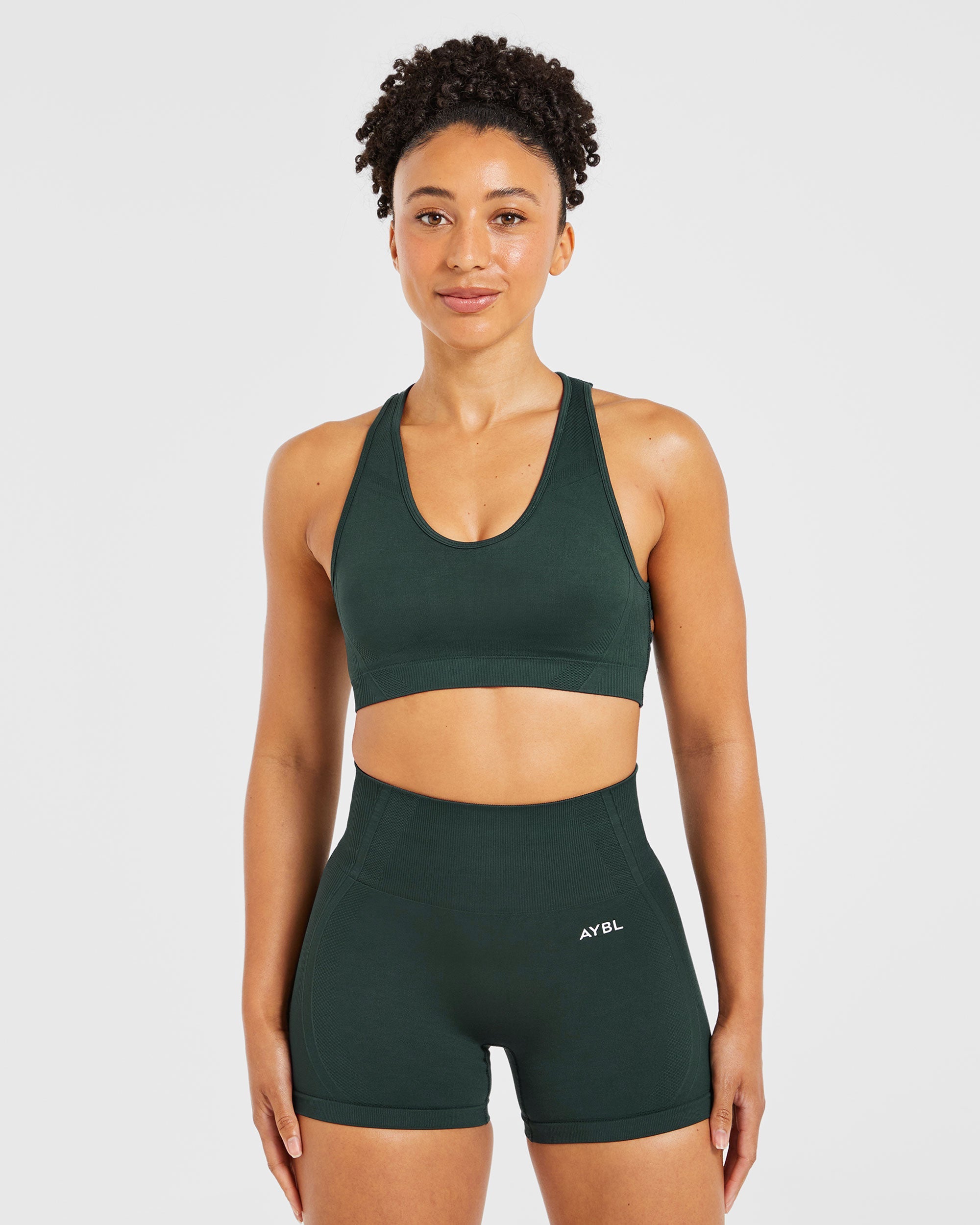 Balance V3 Seamless Sports Bra - Dark Vert