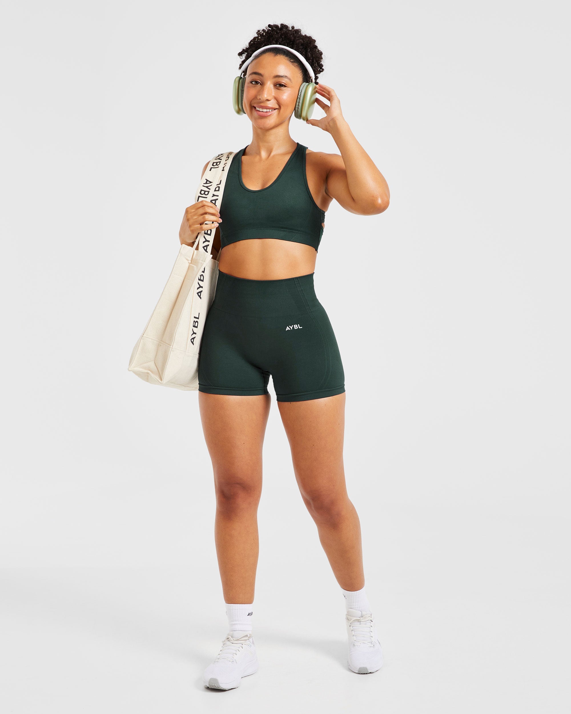 Balance V3 Seamless Sports Bra - Dark Vert