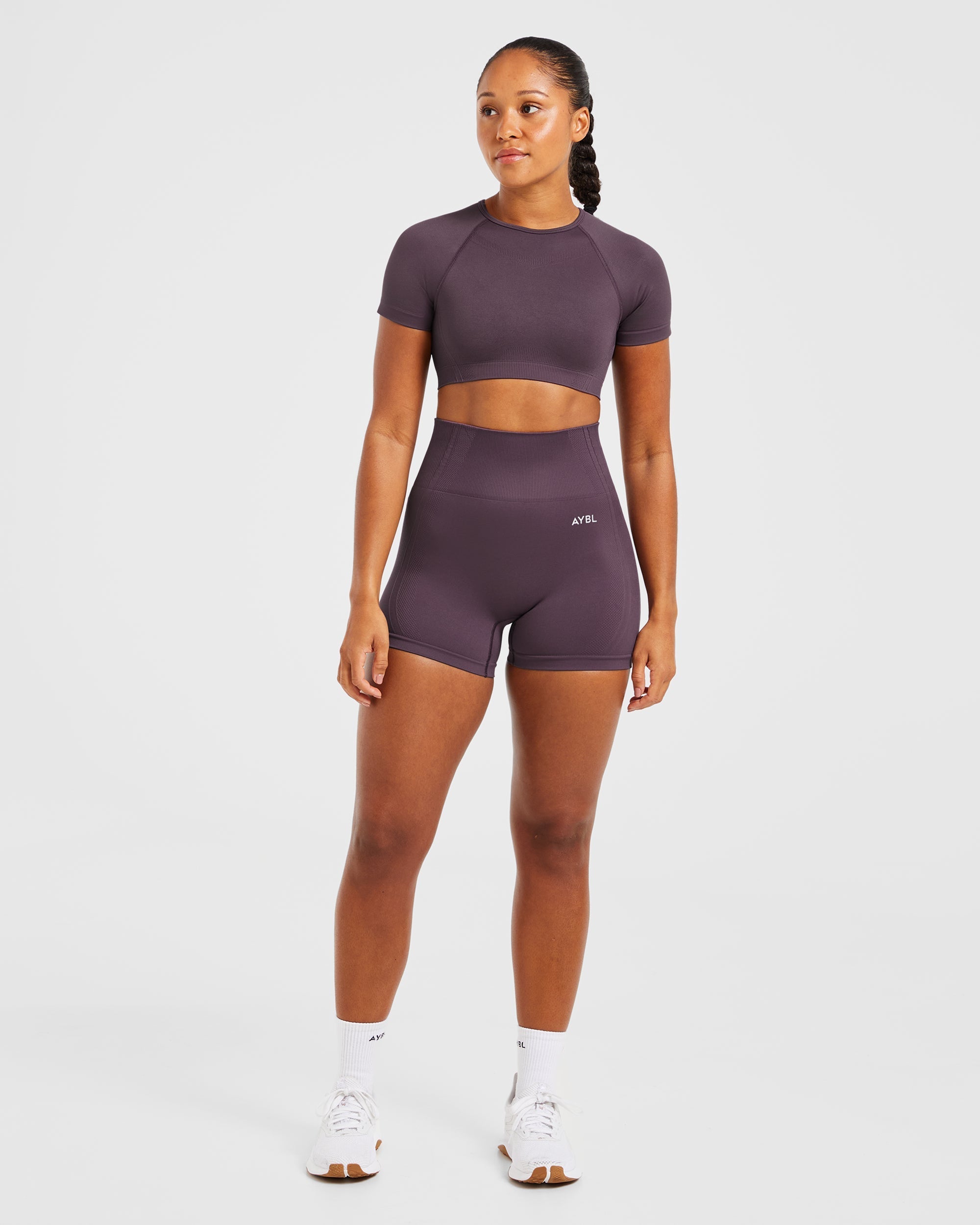 Balance V3 Seamless Crop Top - Violet