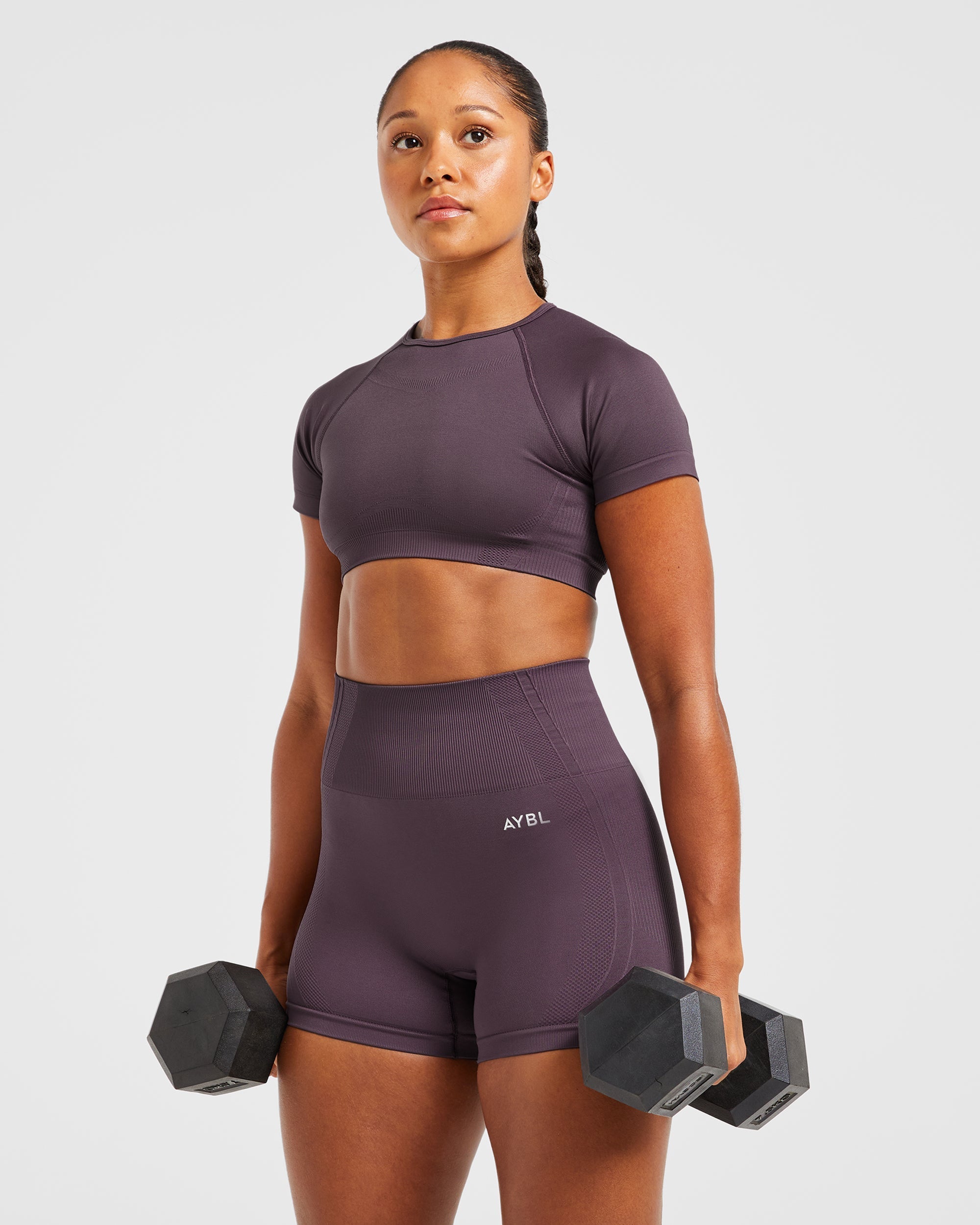 Balance V3 Seamless Crop Top - Violet