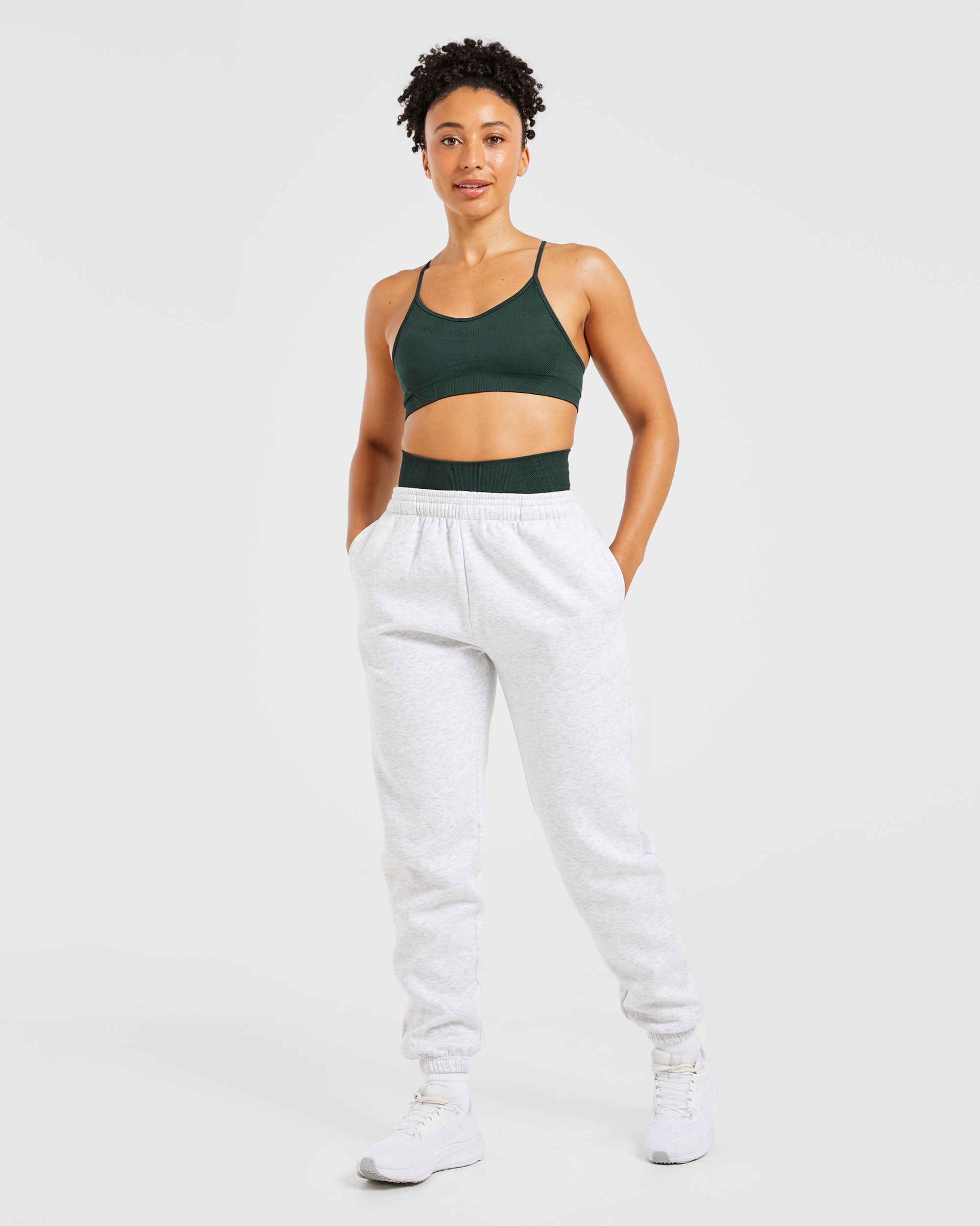 Balance V3 Seamless Strappy Sports Bra - Dark Vert