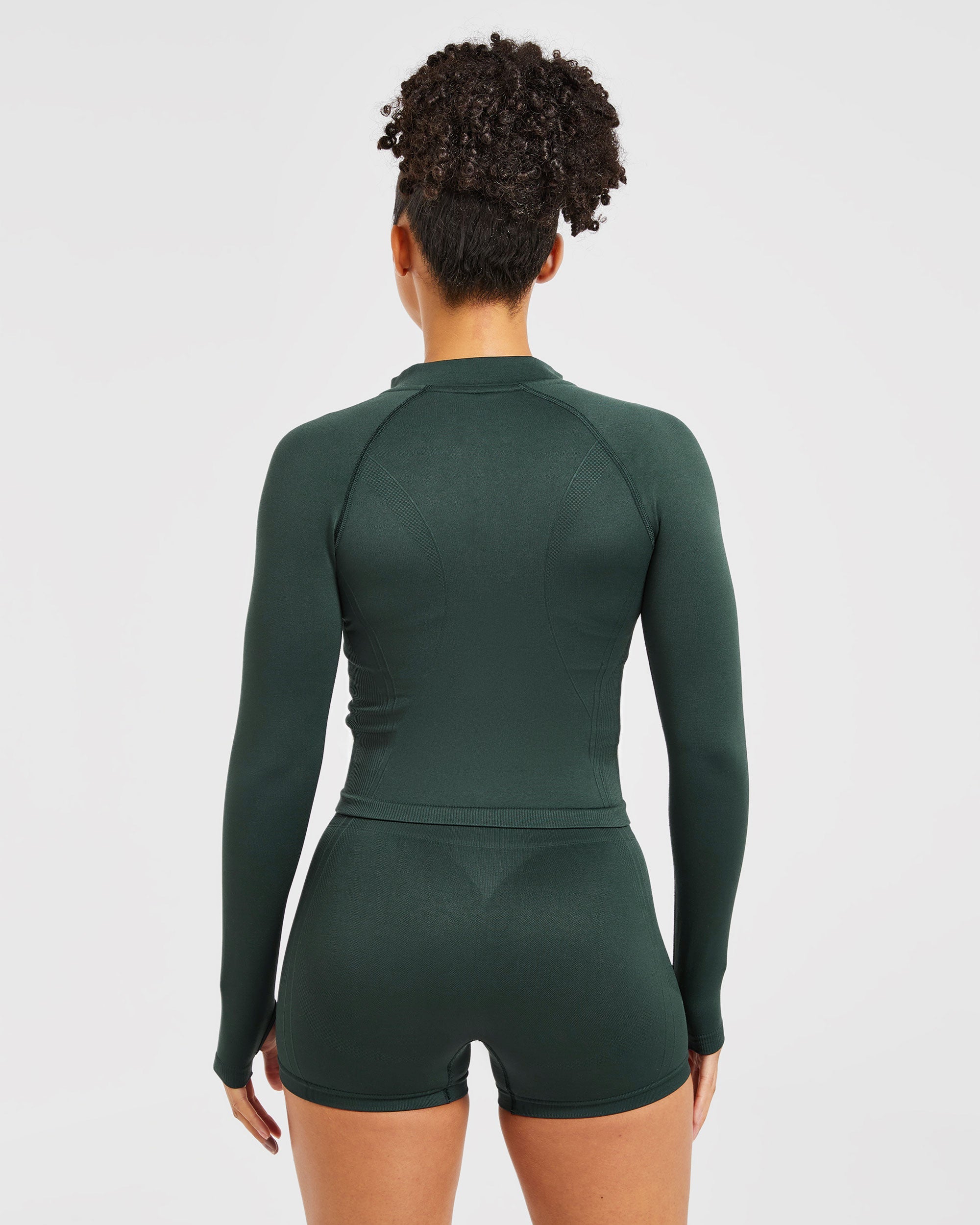 Balance V3 Seamless Zip Jacket - Dark Vert