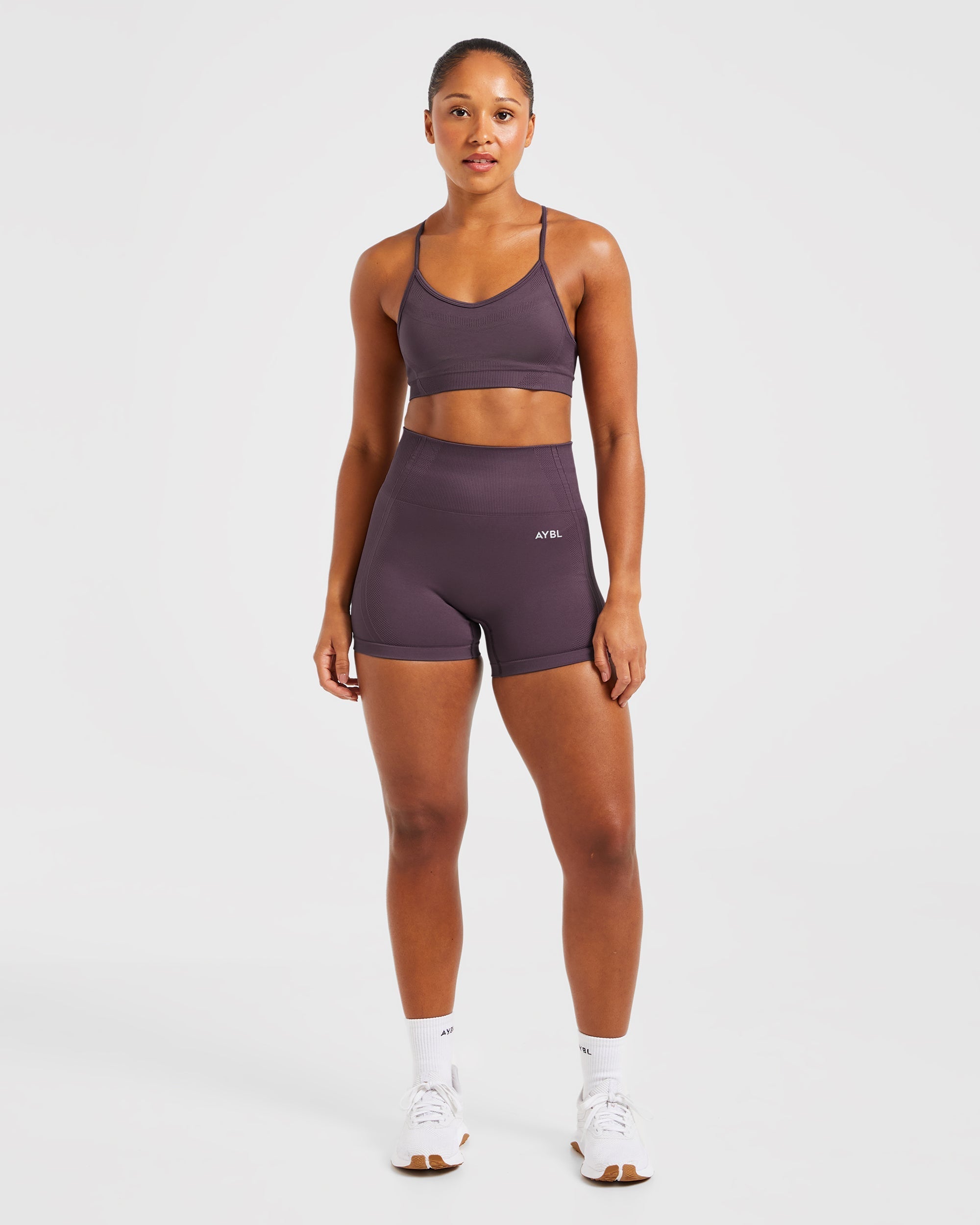 Balance V3 Seamless Strappy Sports Bra - Violet