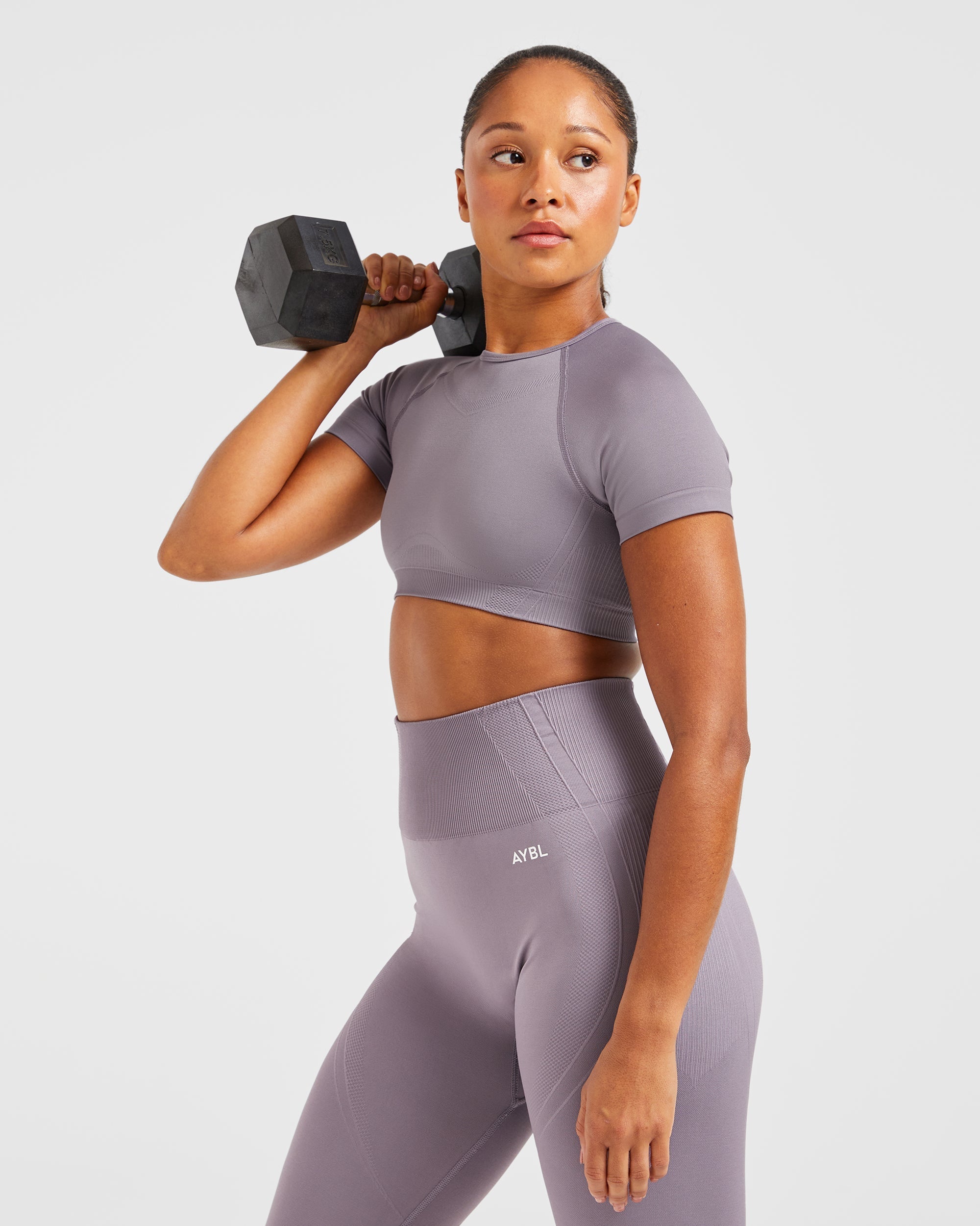 Balance V3 Seamless Crop Top - Mauve