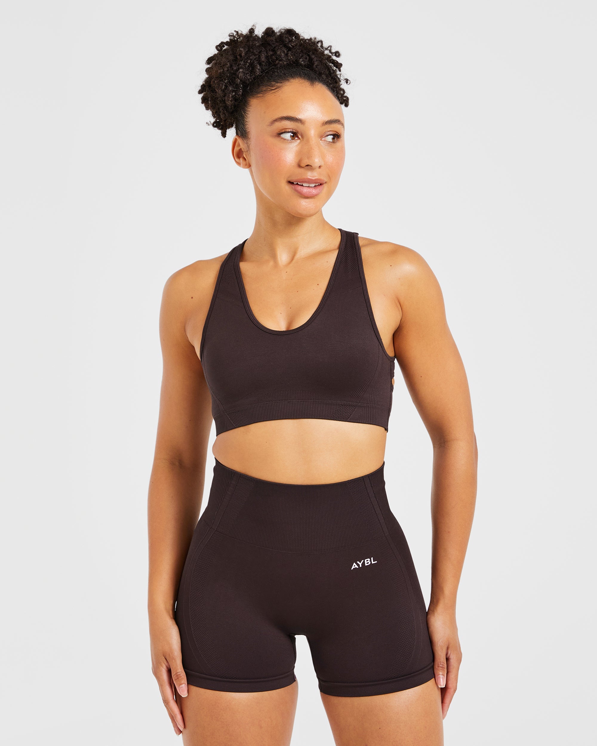 Balance V3 Seamless Sports Bra - Dark Brun