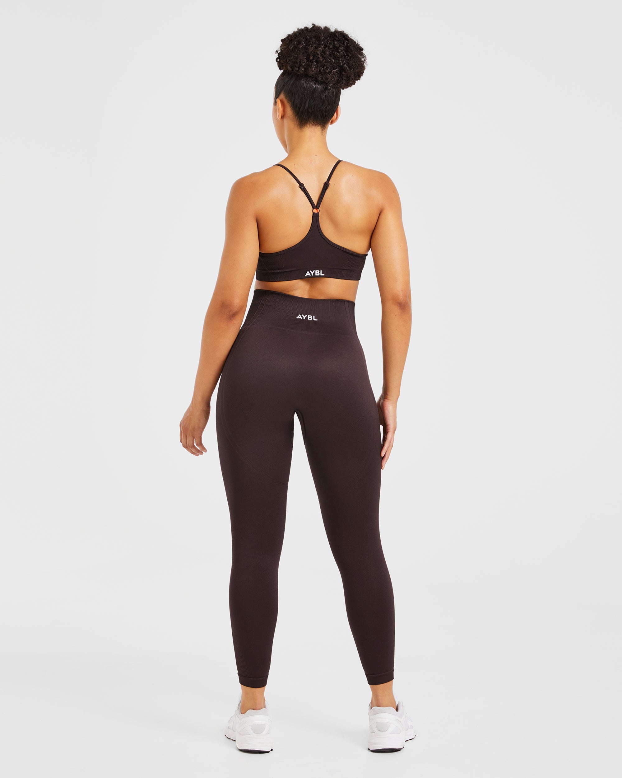 Balance V3 Seamless Strappy Sports Bra - Dark Brun