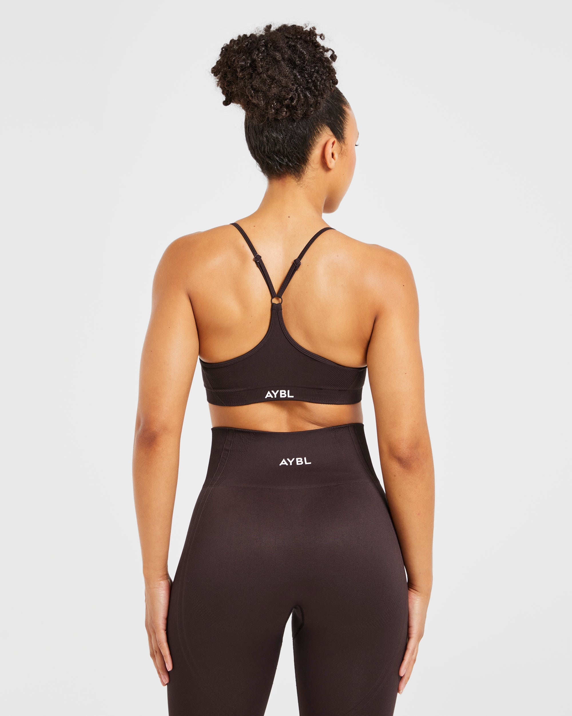 Balance V3 Seamless Strappy Sports Bra - Dark Brun