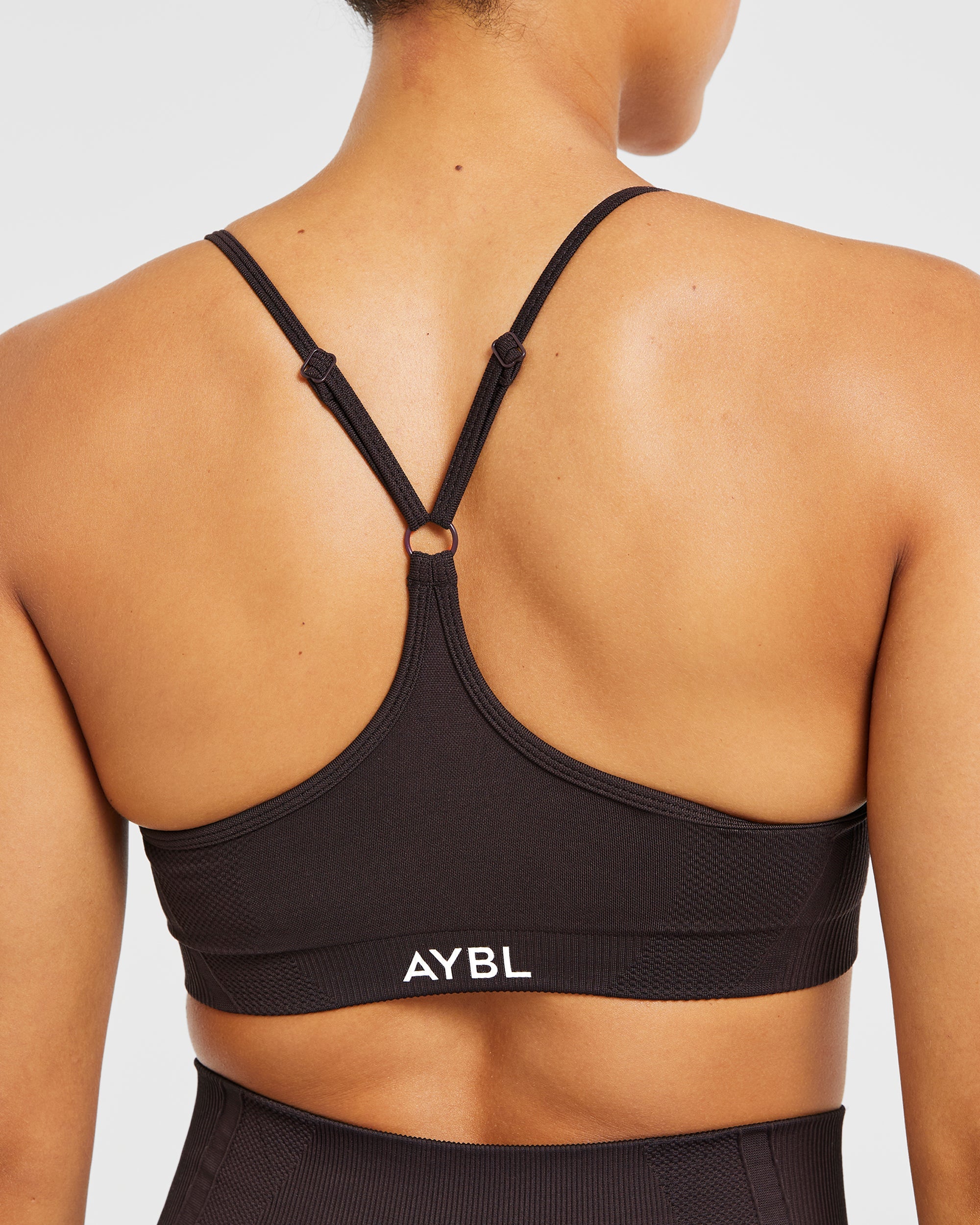 Balance V3 Seamless Strappy Sports Bra - Dark Brun