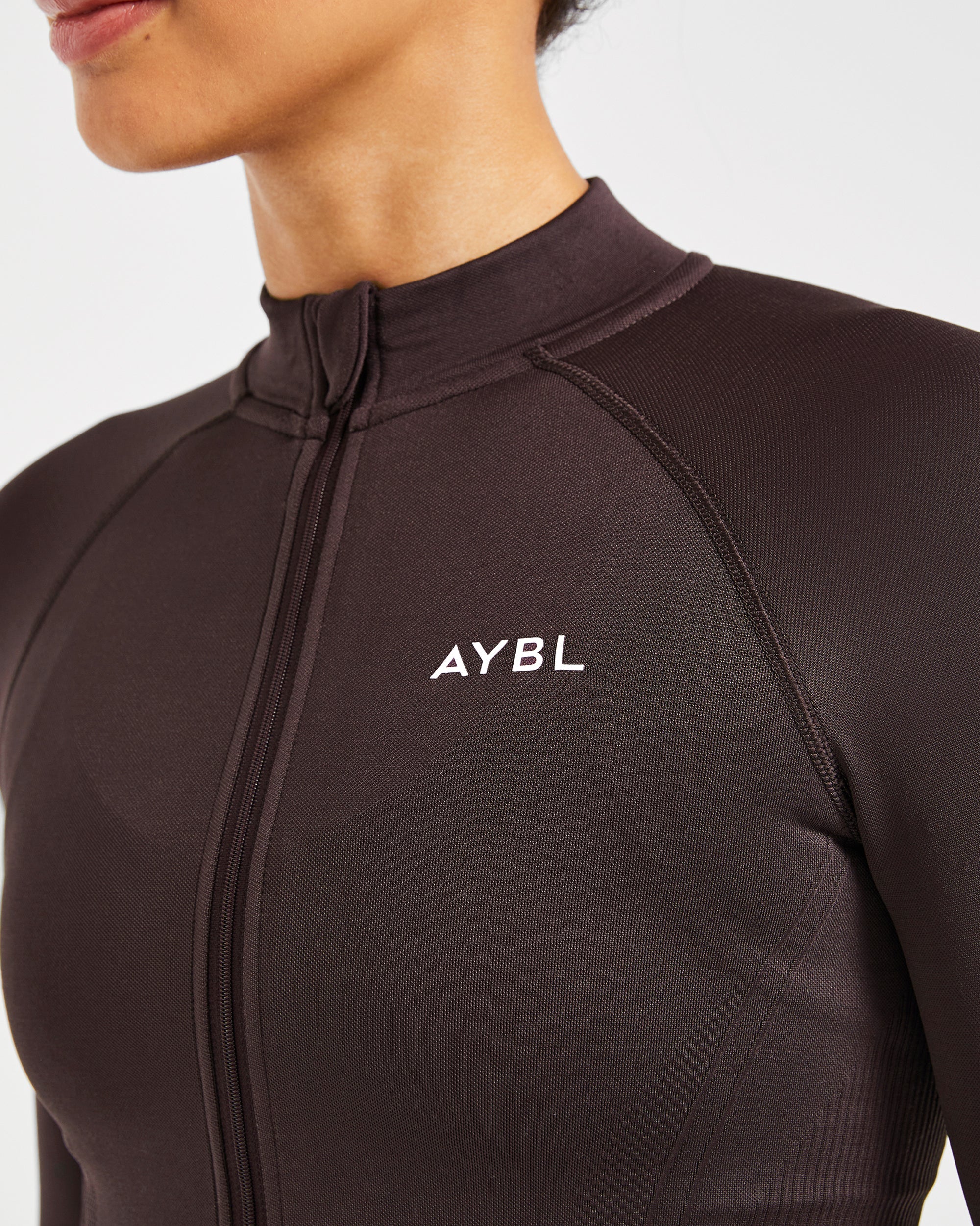 Balance V3 Seamless Zip Jacket - Dark Brun