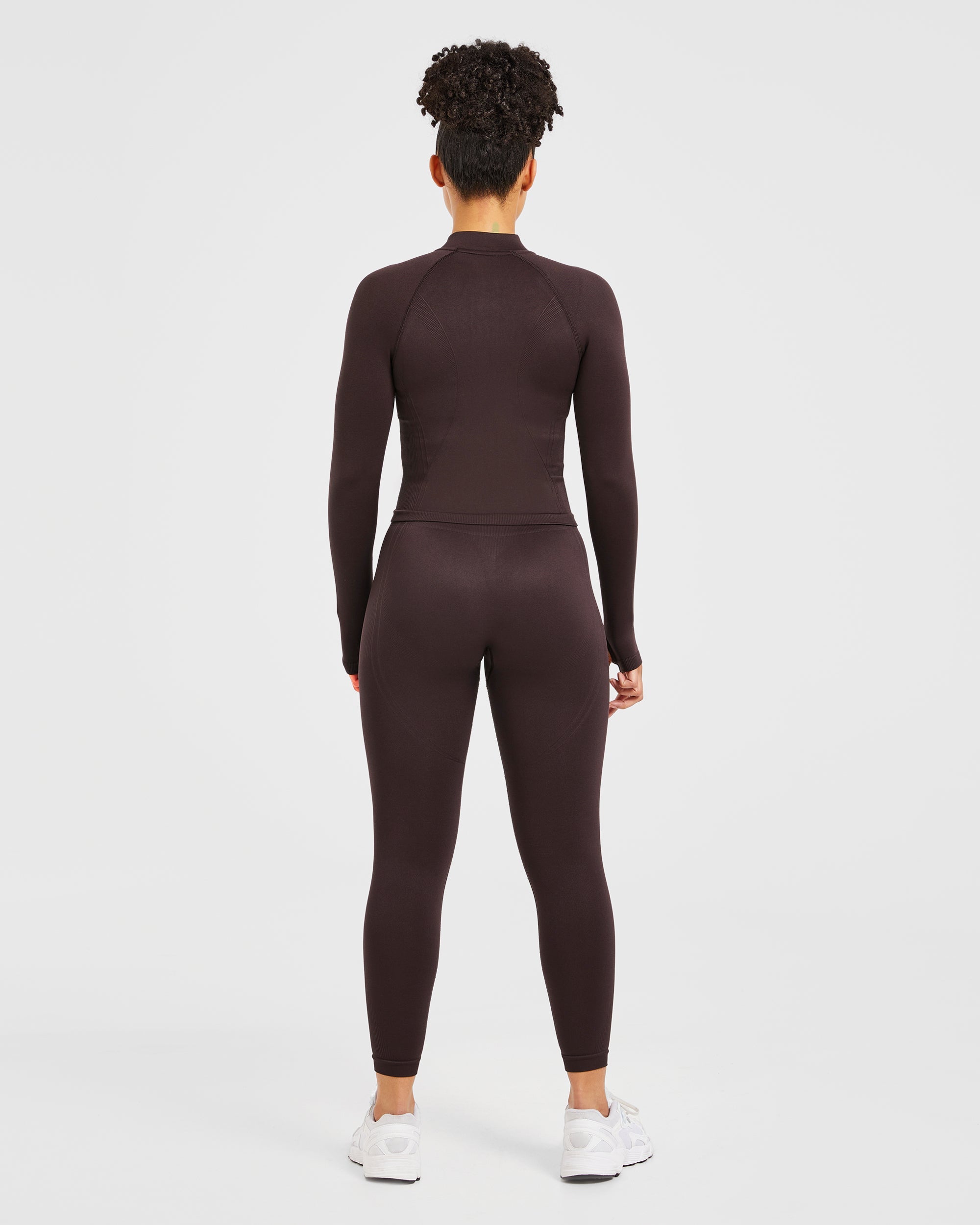 Balance V3 Seamless Zip Jacket - Dark Brun