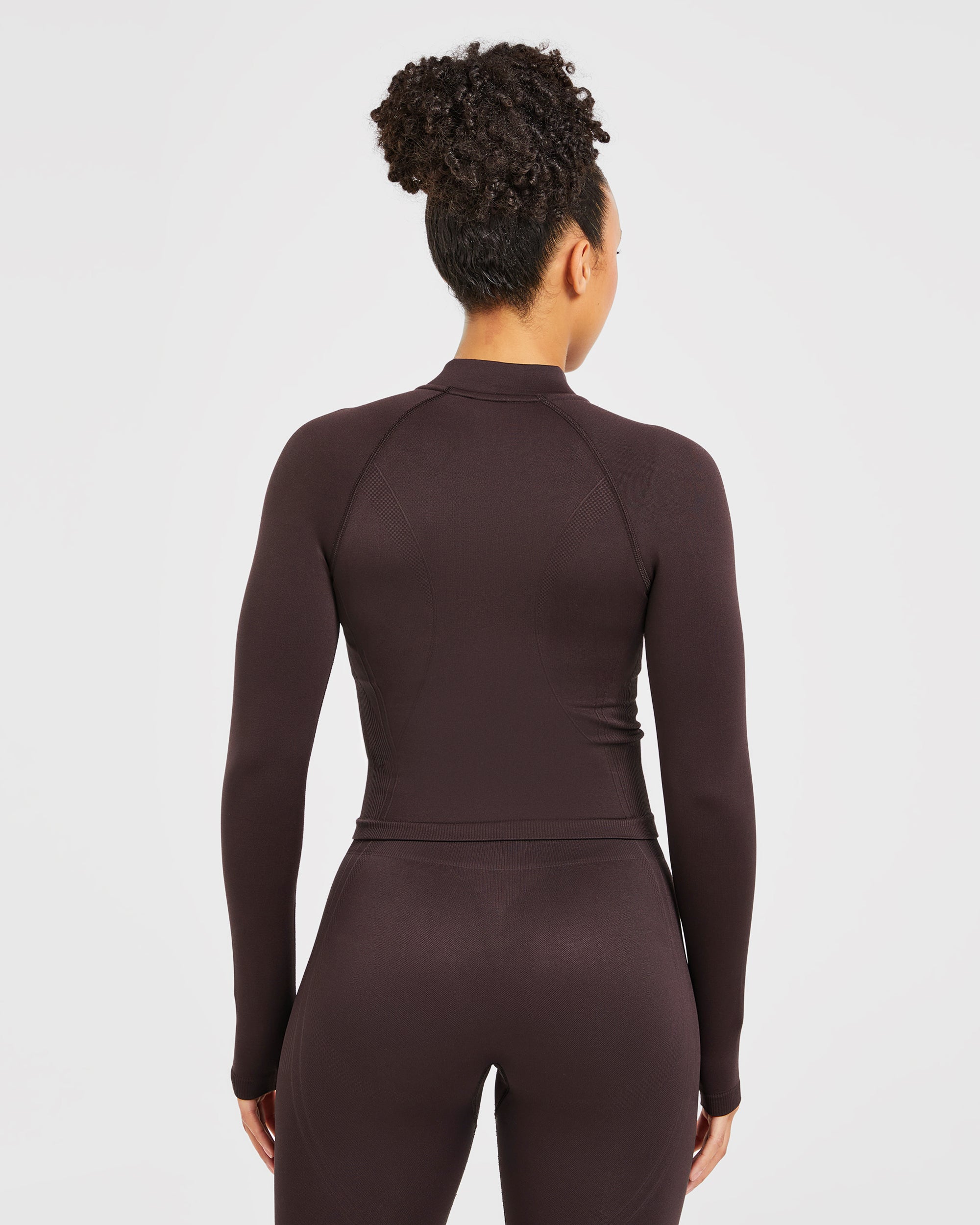 Balance V3 Seamless Zip Jacket - Dark Brun