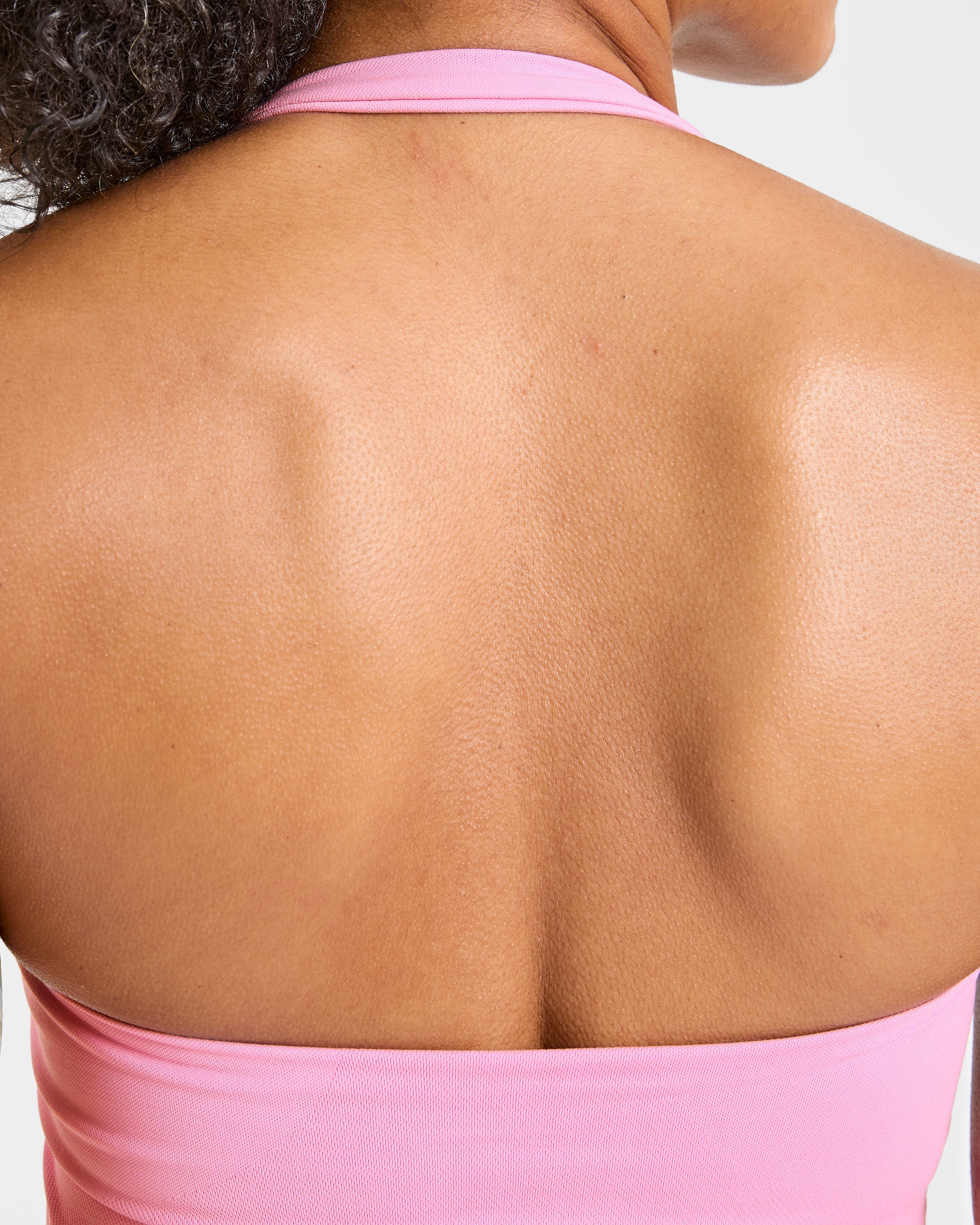 Enhance Seamless Halterneck Top - Sugar Rose