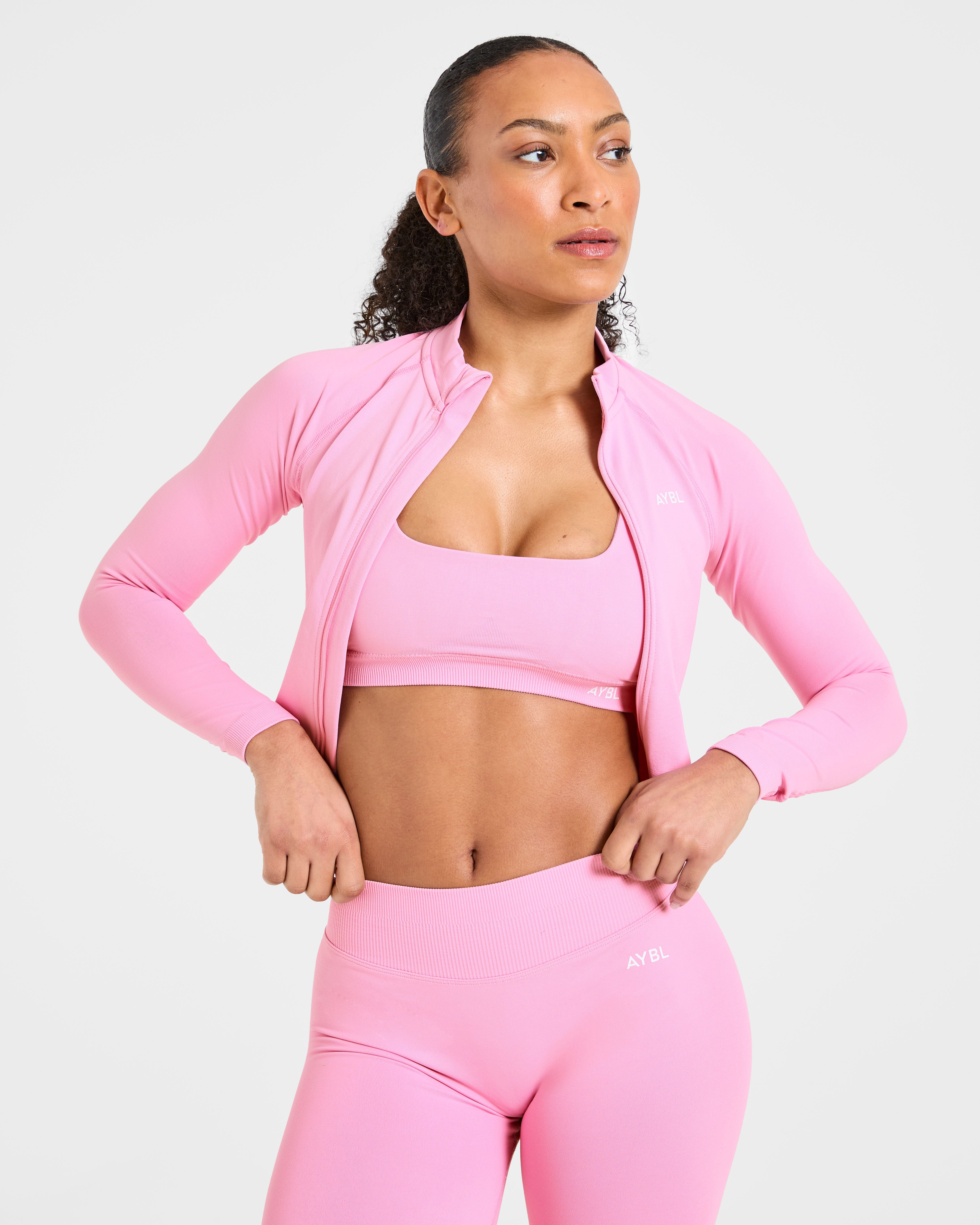 Enhance Seamless Jacket - Sugar Rose