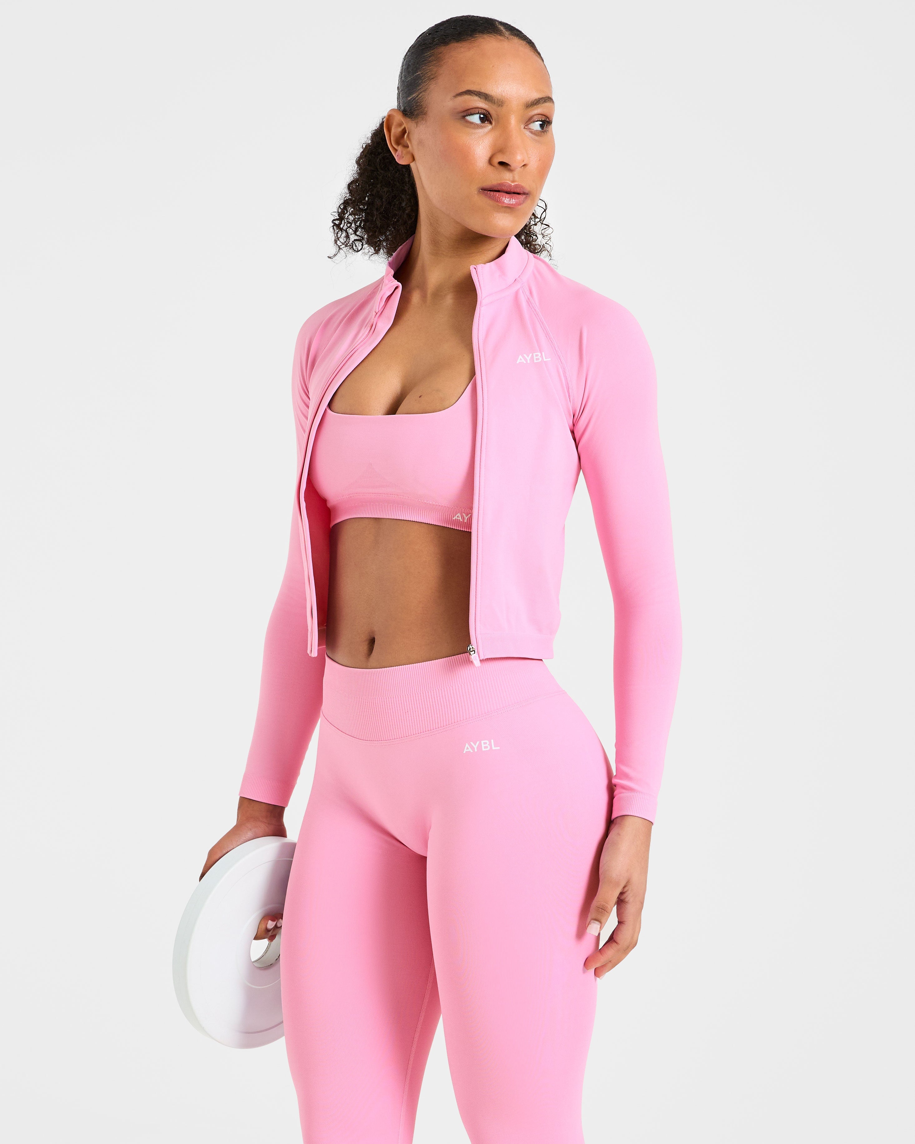 Enhance Seamless Jacket - Sugar Rose