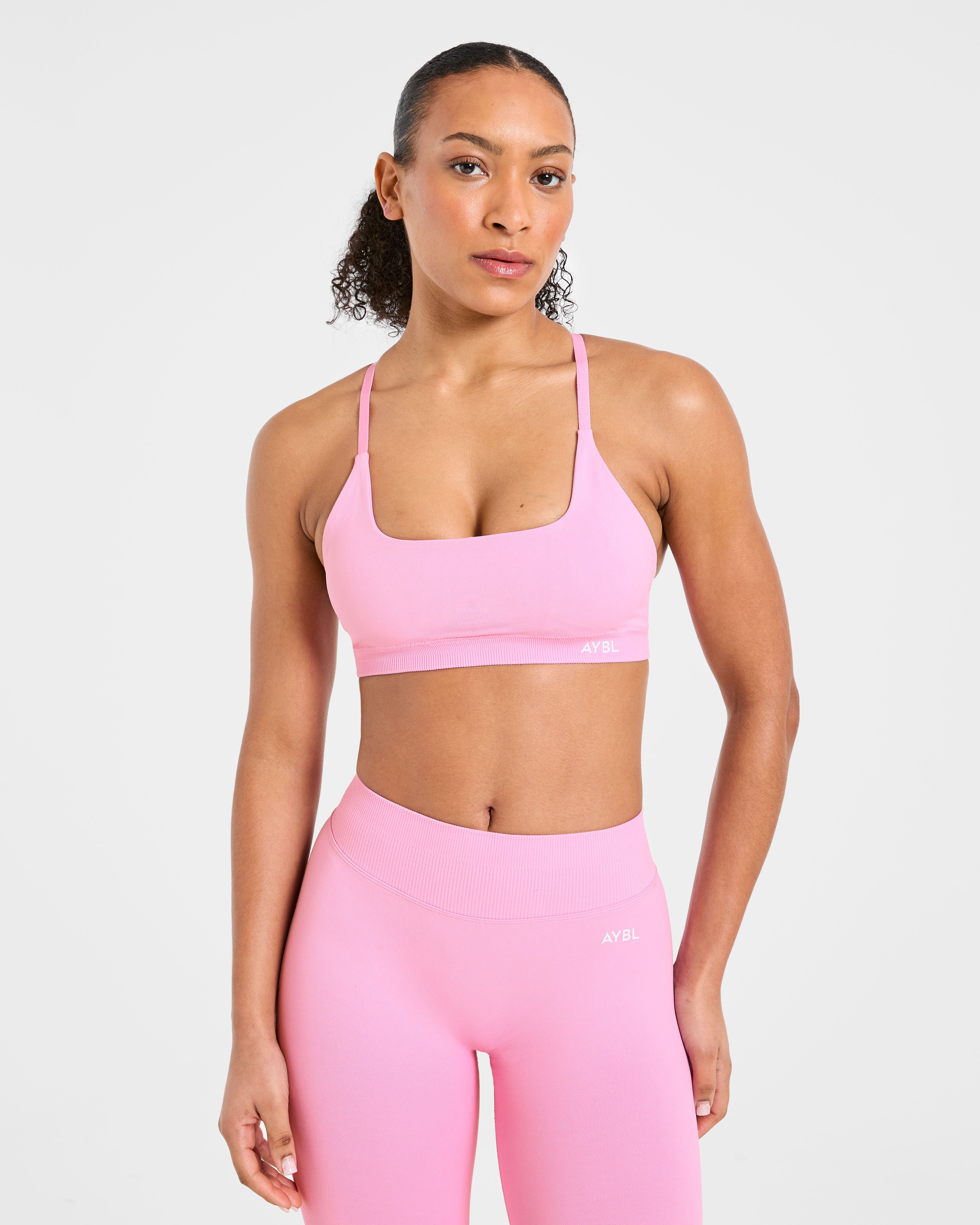 Enhance Seamless Sports Bra - Sugar Rose
