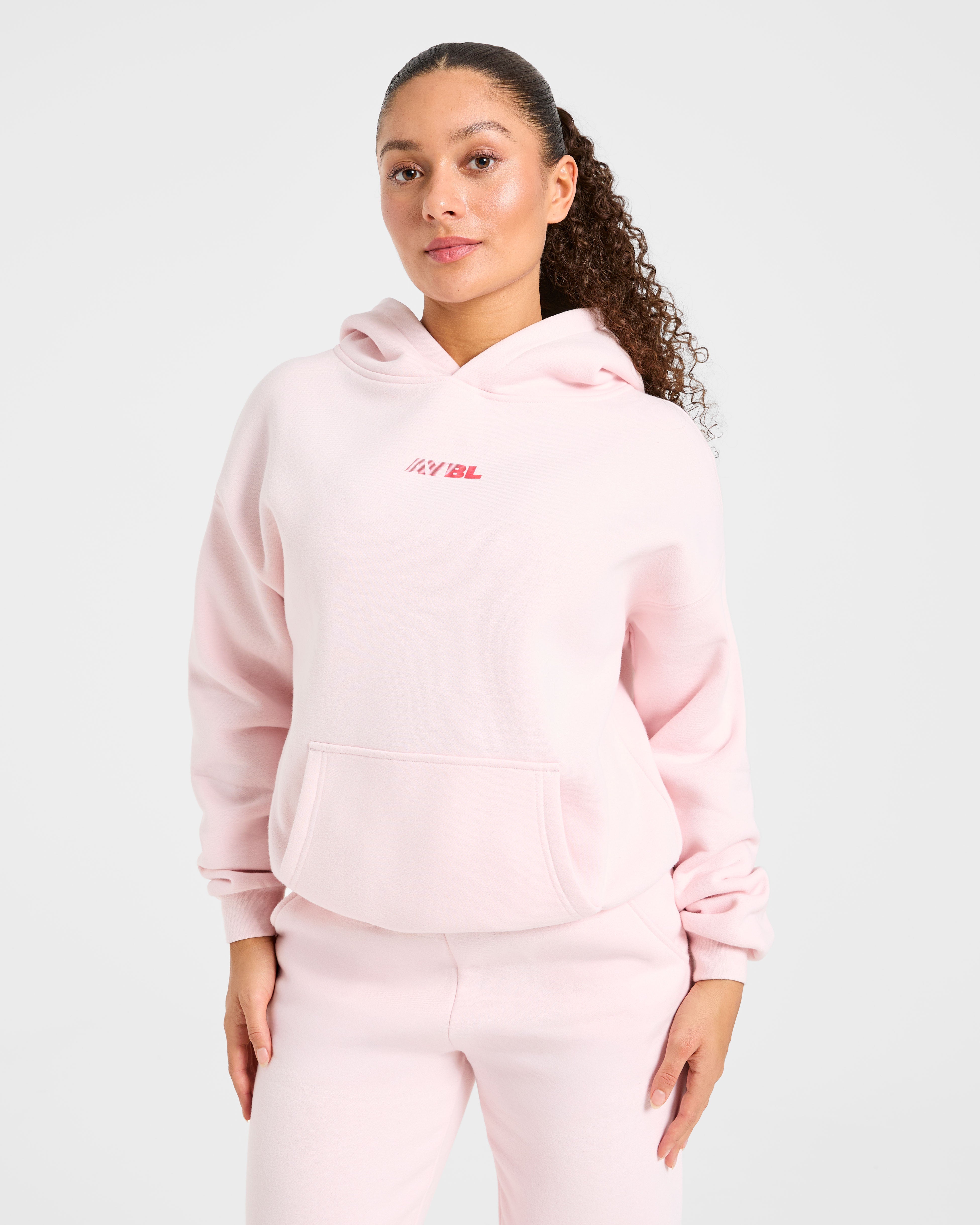 Athletics Dept Oversized Hoodie - Rose