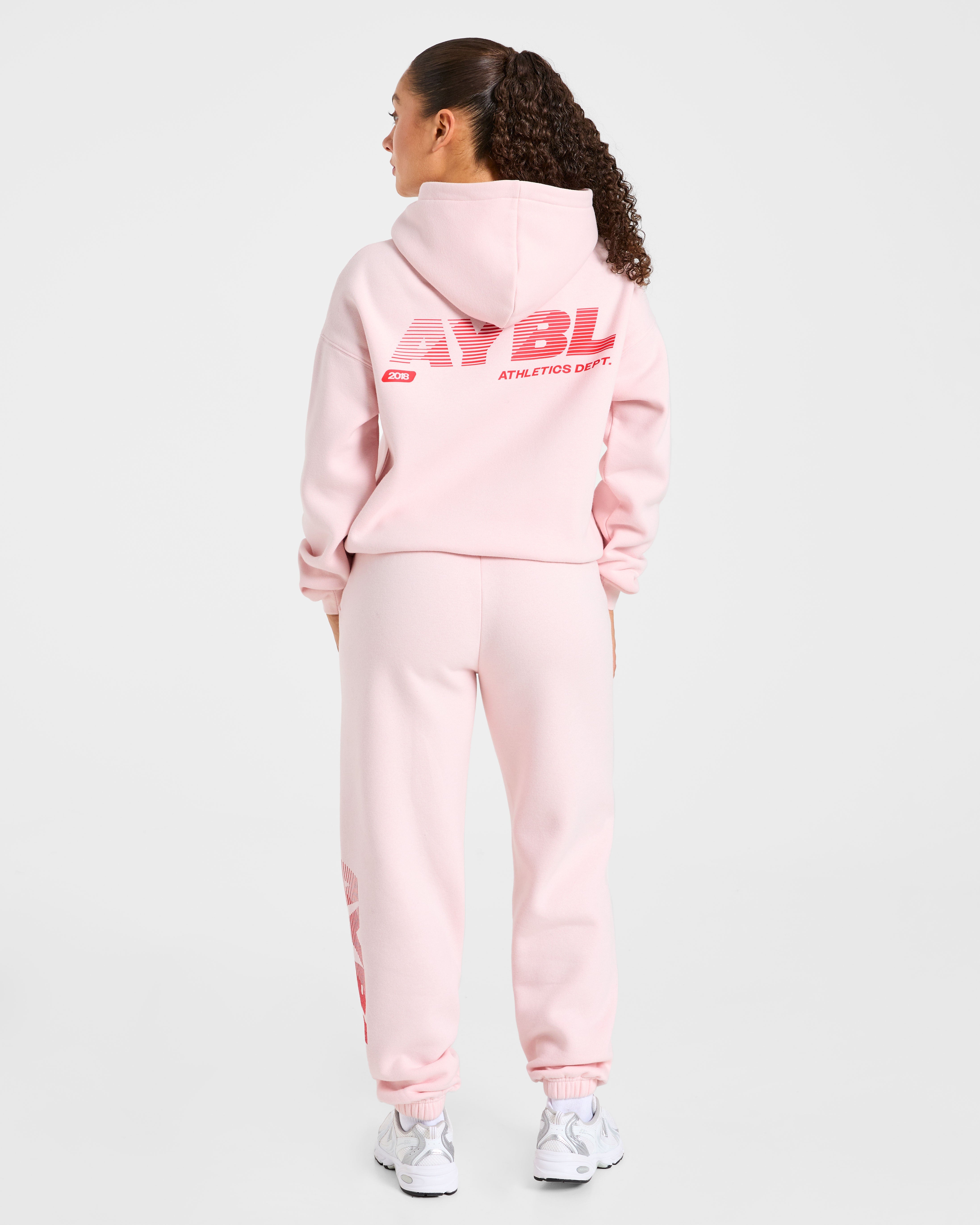 Athletics Dept Oversized Hoodie - Rose