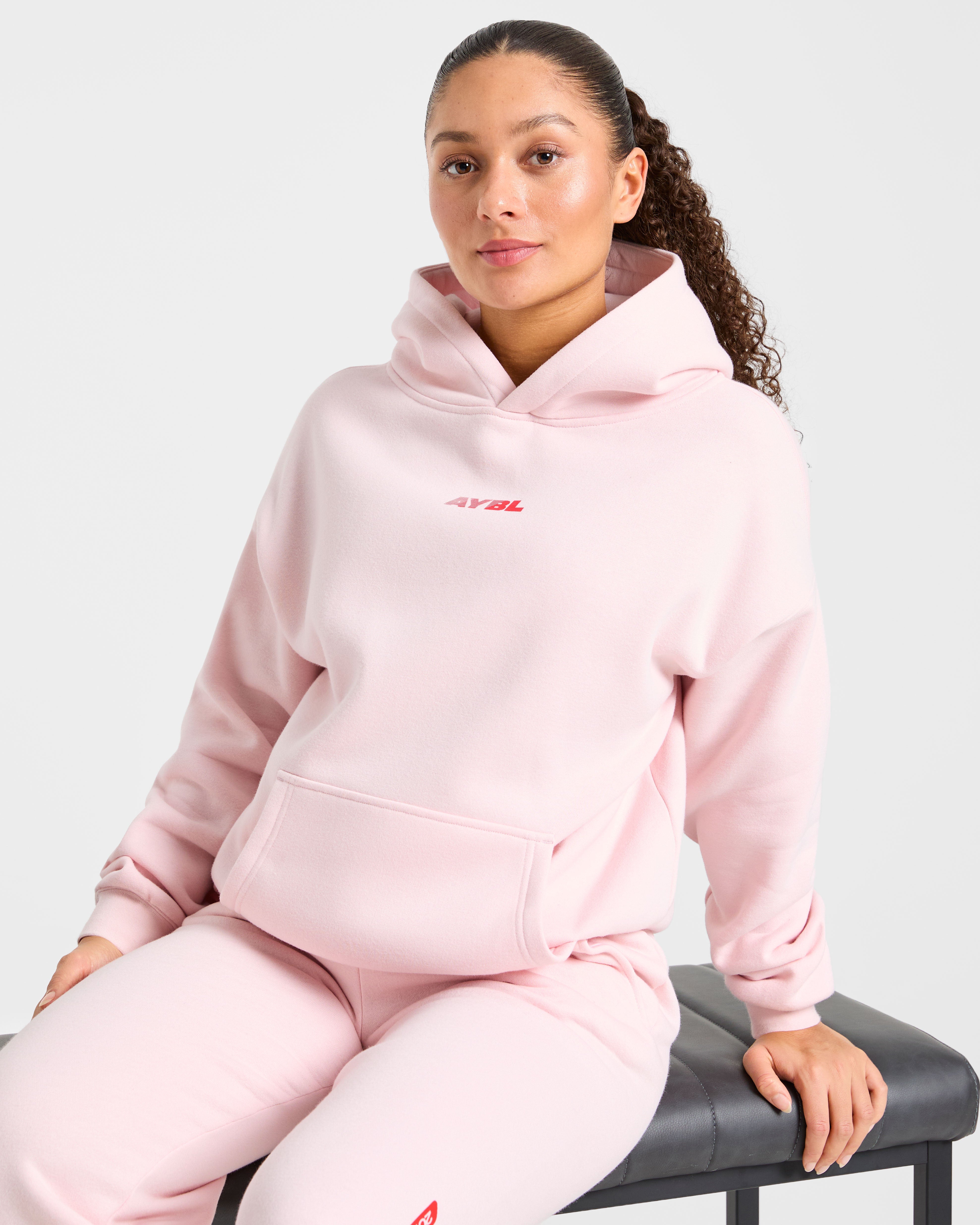 Athletics Dept Oversized Hoodie - Rose