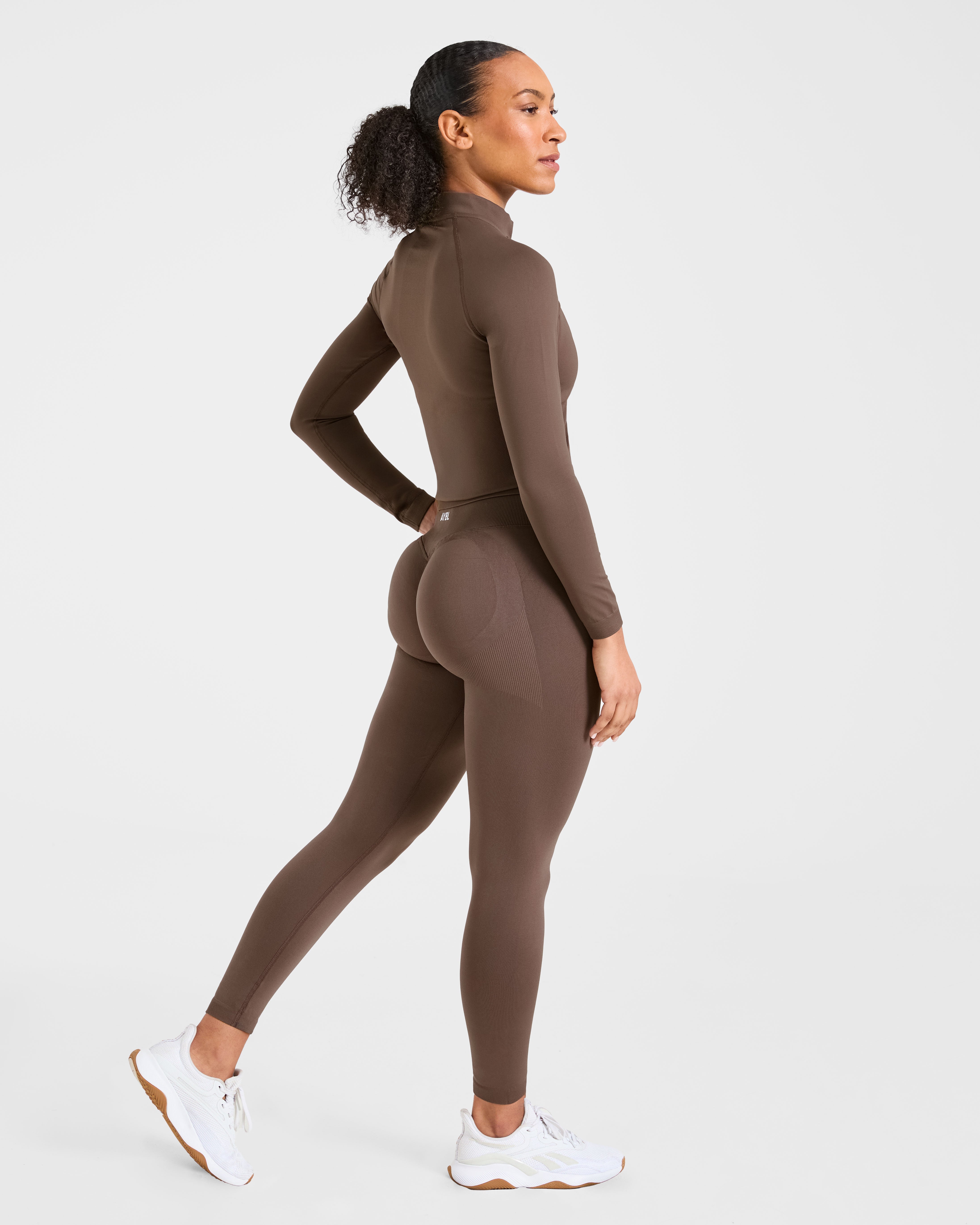 Enhance Seamless Jacket - Marron