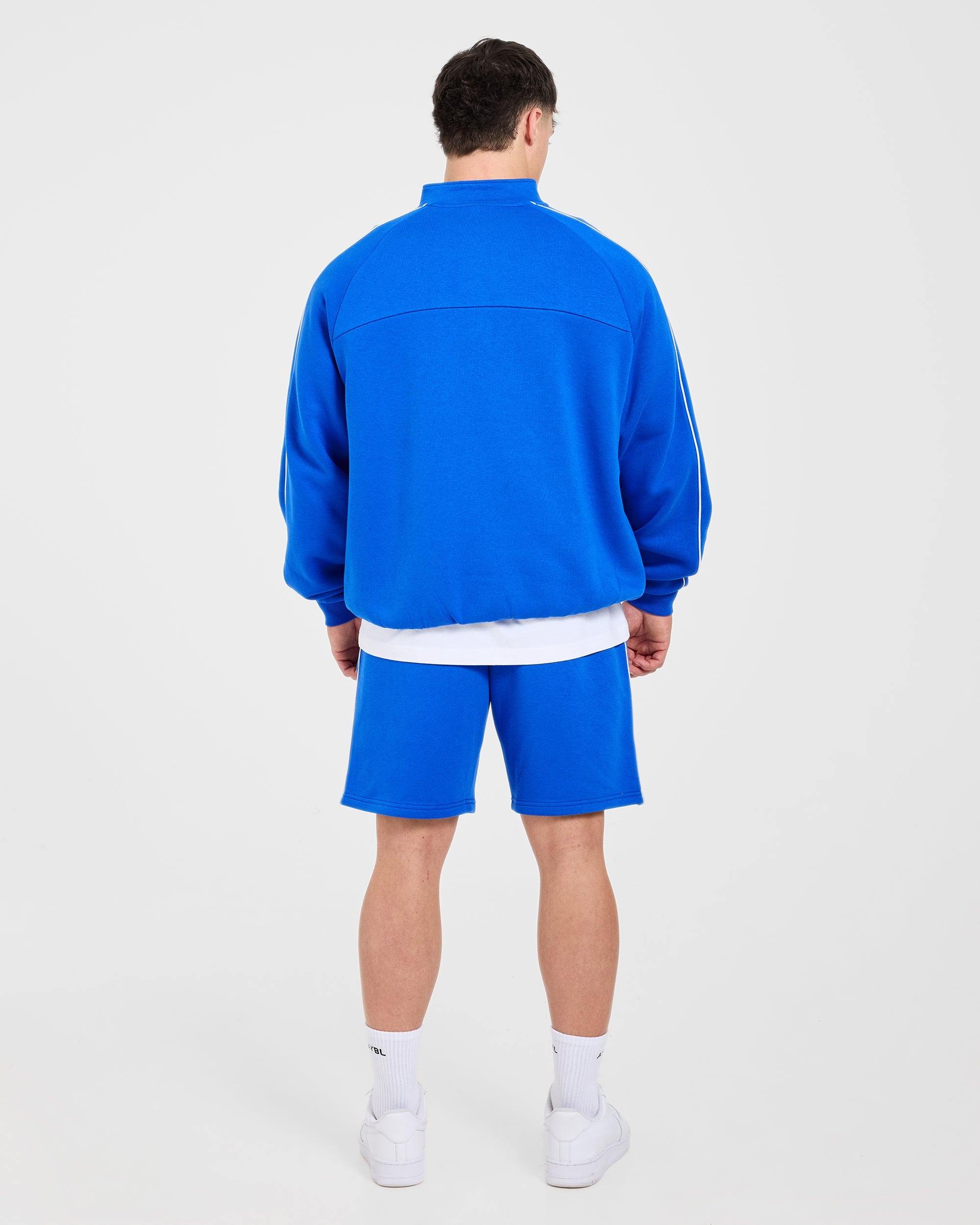 Restore Oversized 1/4 Zip Pullover - Cobalt