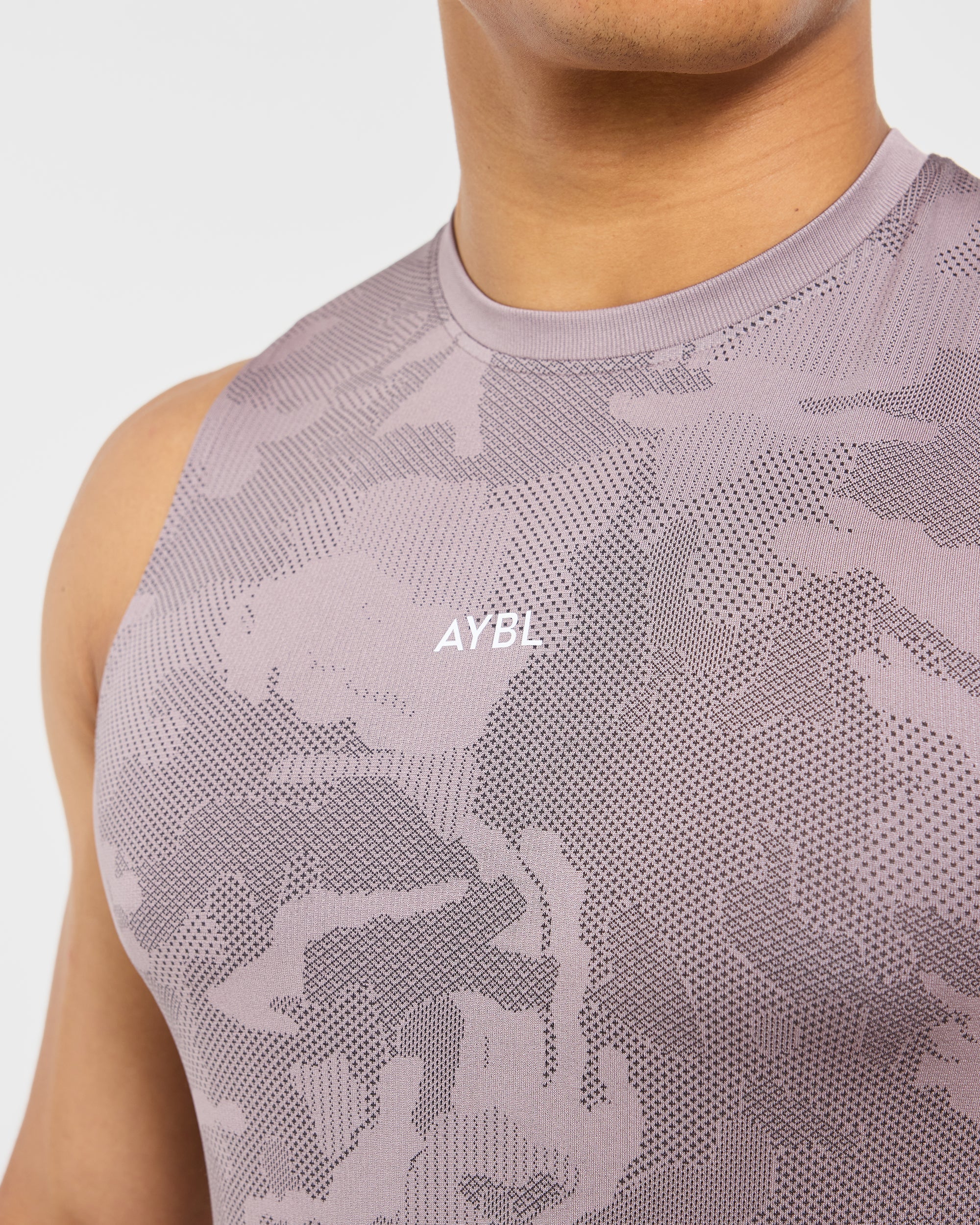 Camo Seamless Tank - Woodland Taupe