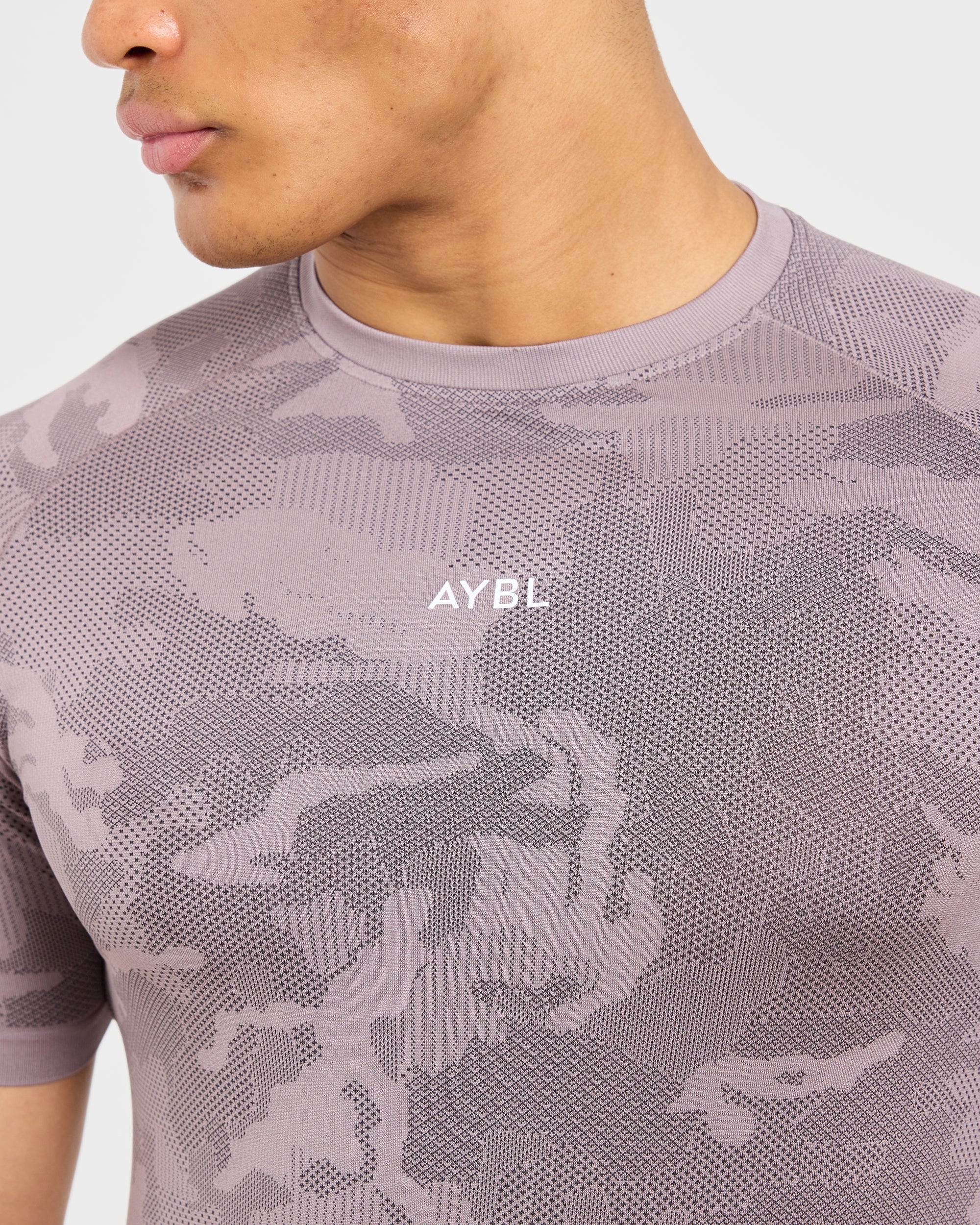 Camo Seamless T Shirt - Woodland Taupe