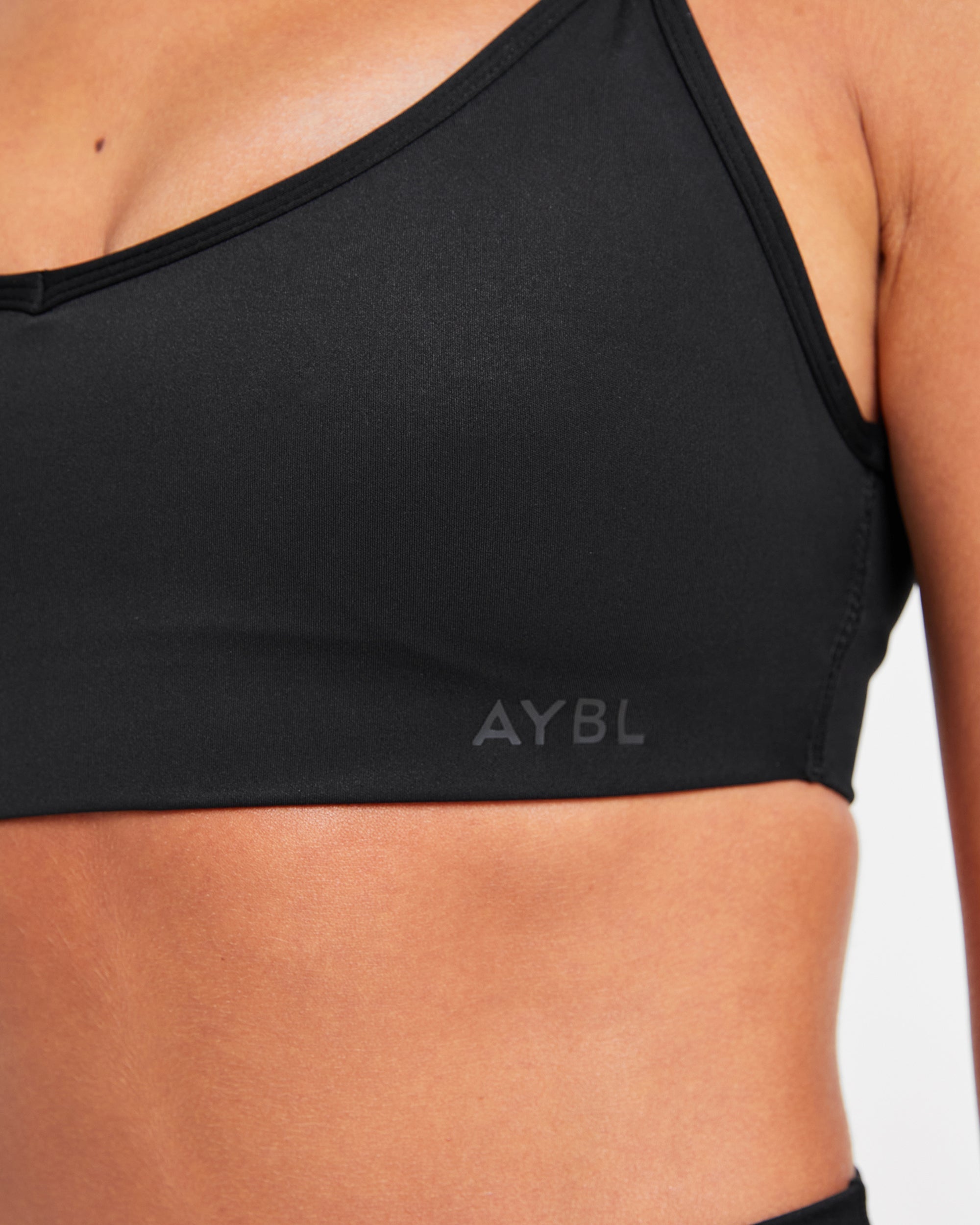 Sculpt Wrap Sports Bra - Noir