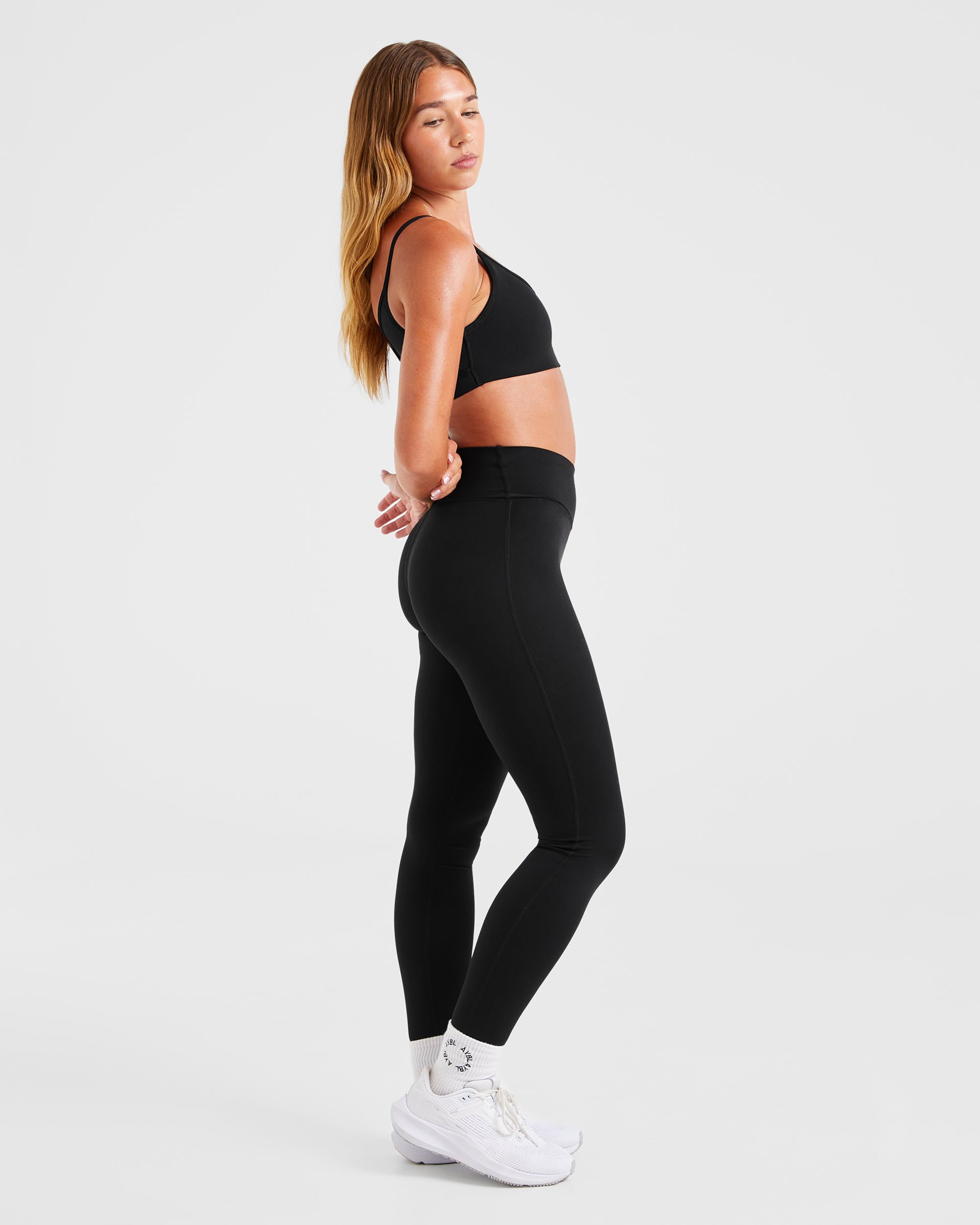 Sculpt Wrap Leggings - Noir