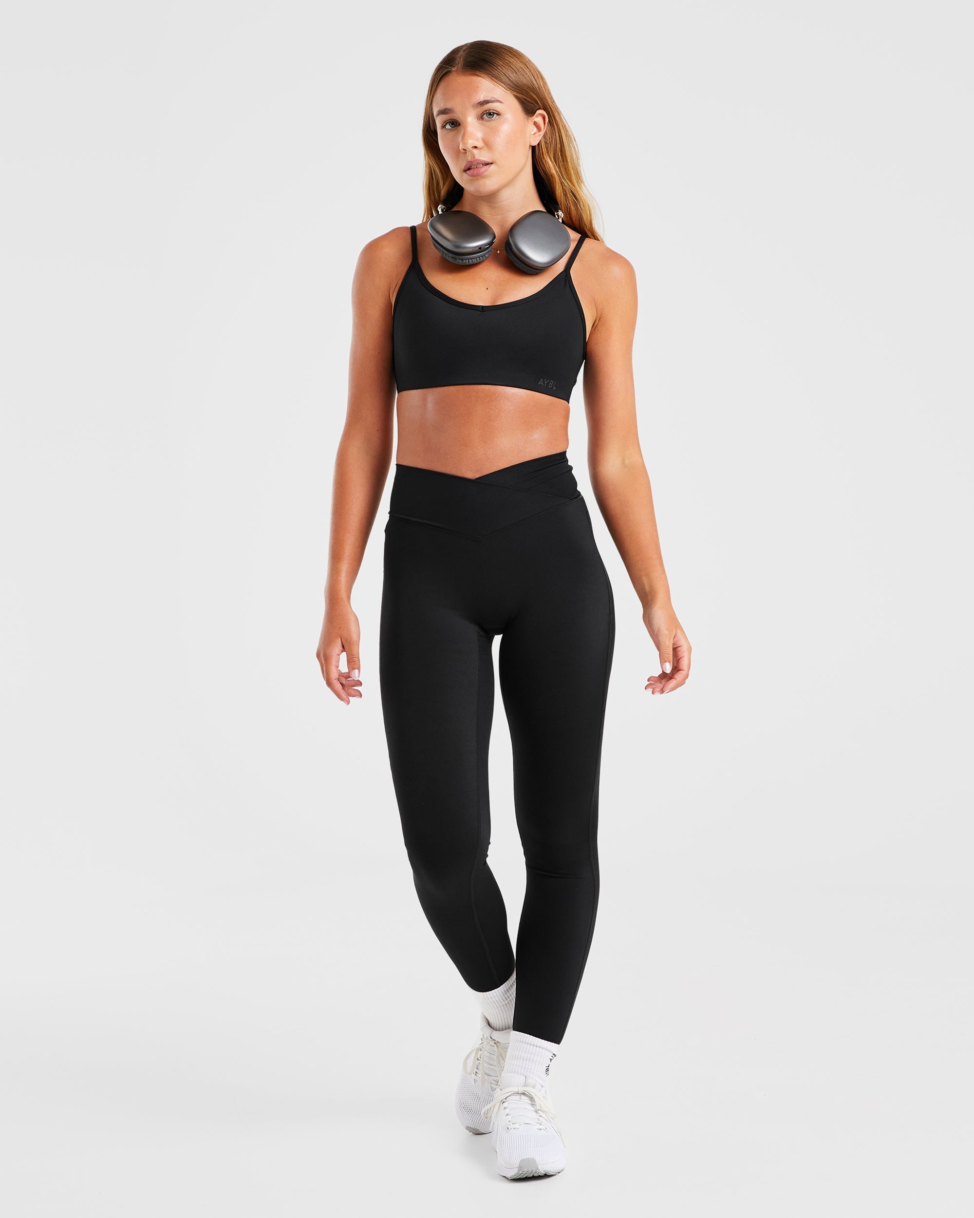 Sculpt Wrap Leggings - Noir