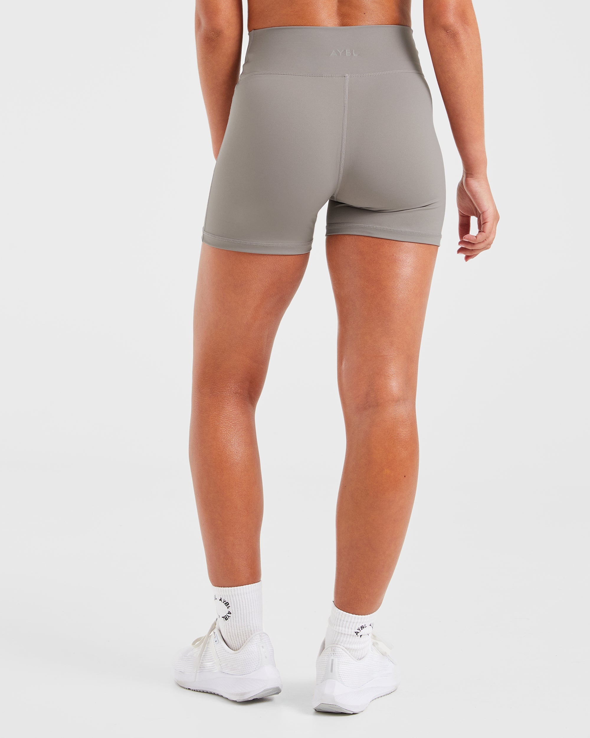 Sculpt Wrap Shorts - Smoke Gris