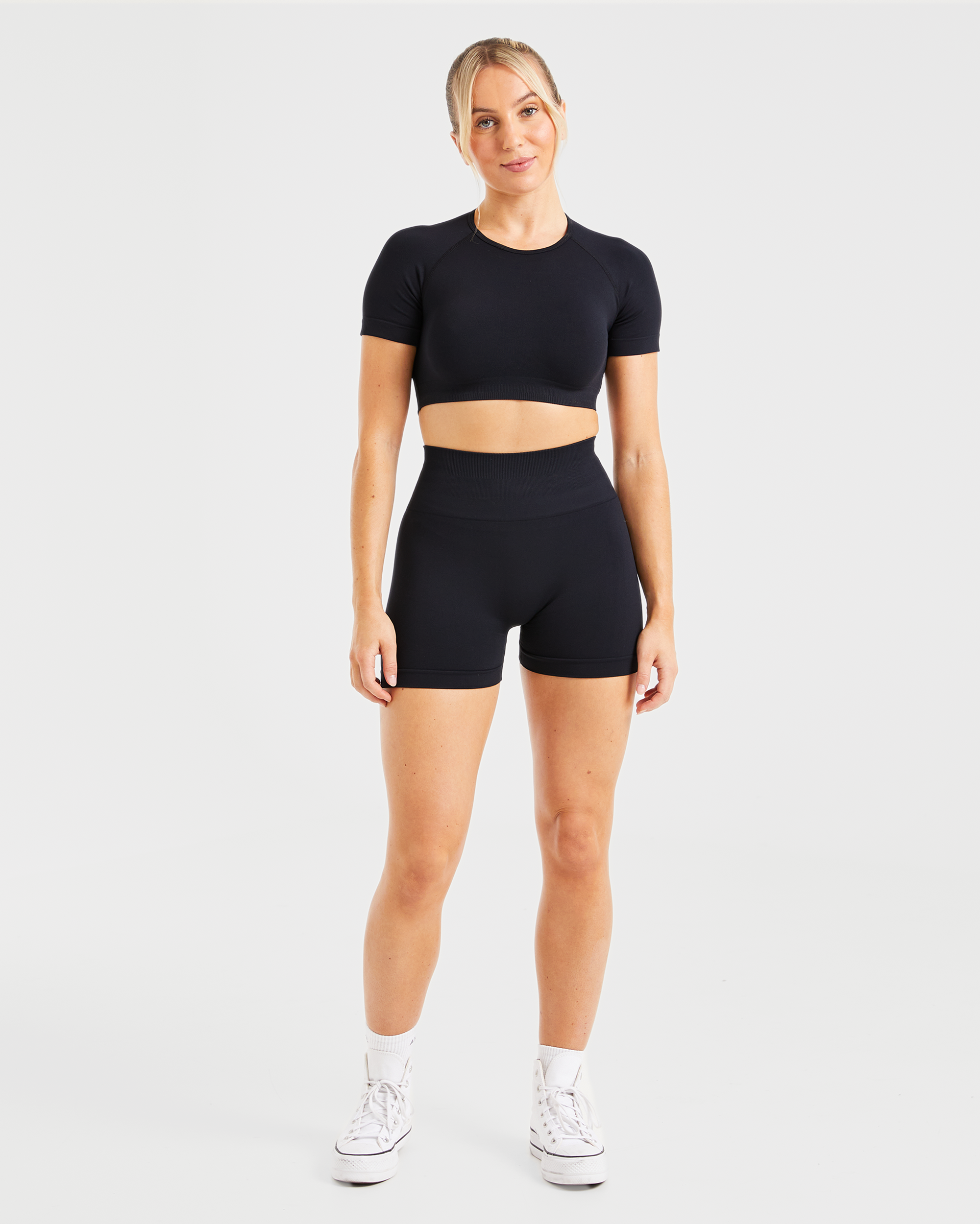 Power Seamless Shorts - Noir