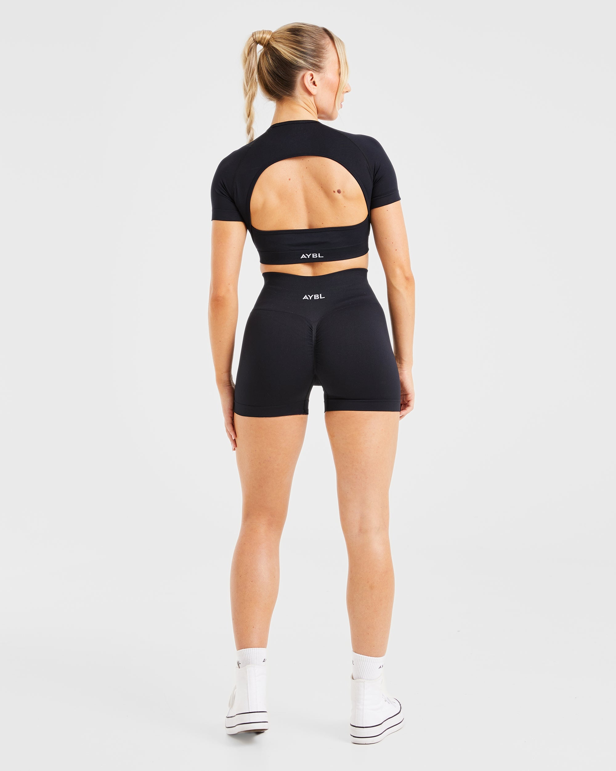 Power Seamless Shorts - Noir