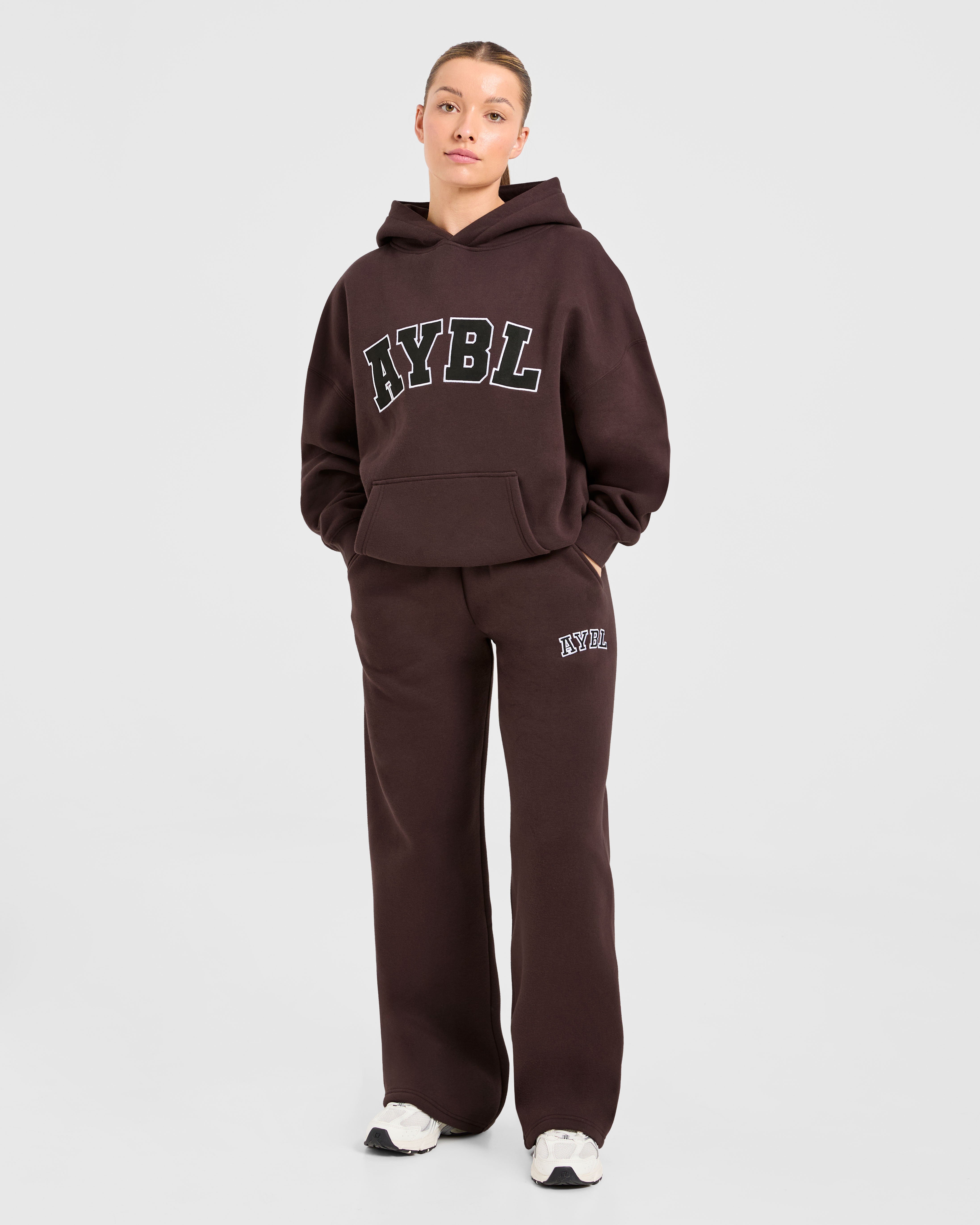 Varsity 2.0 Oversized Hoodie - Cocoa Brun