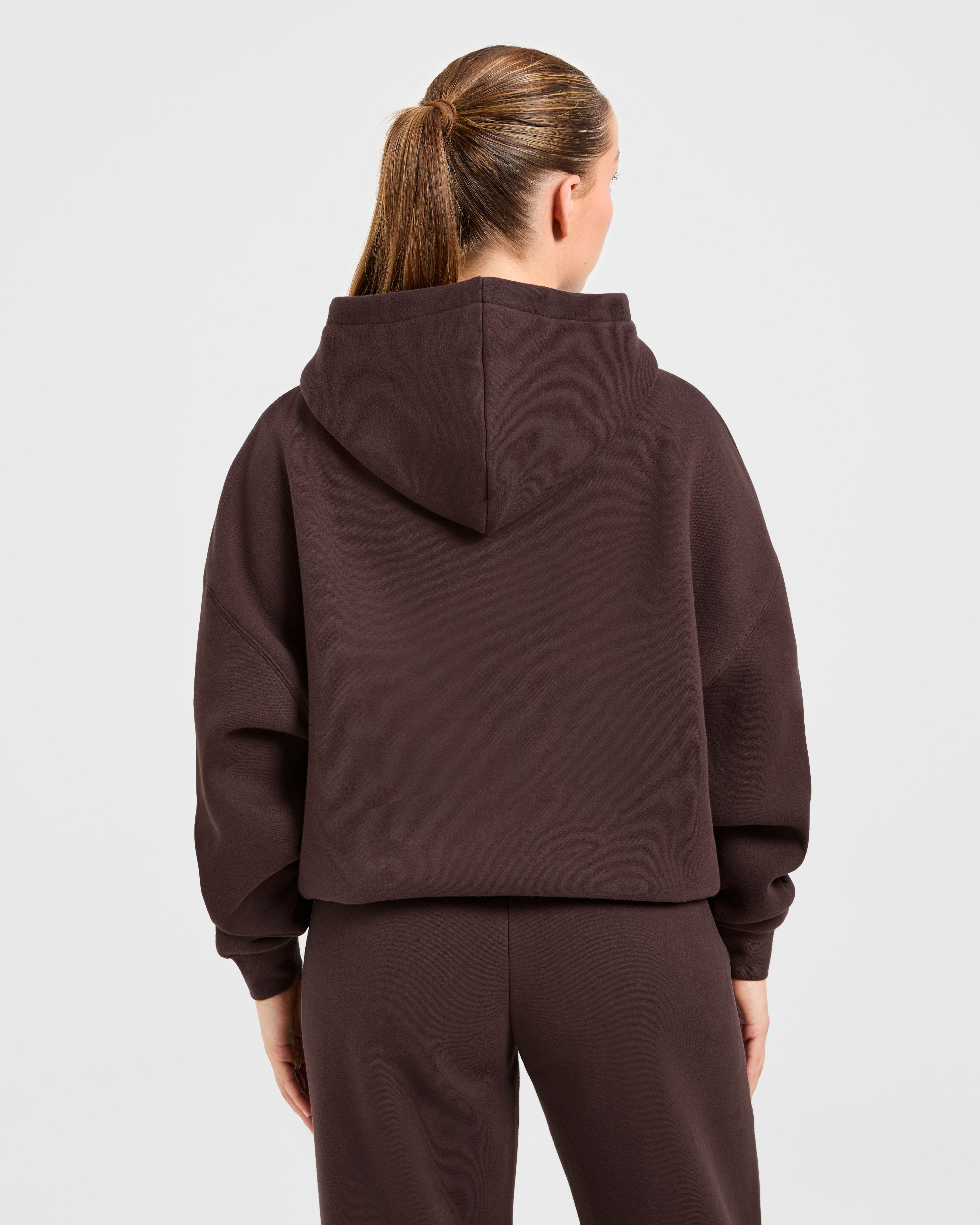 Varsity 2.0 Oversized Hoodie - Cocoa Brun