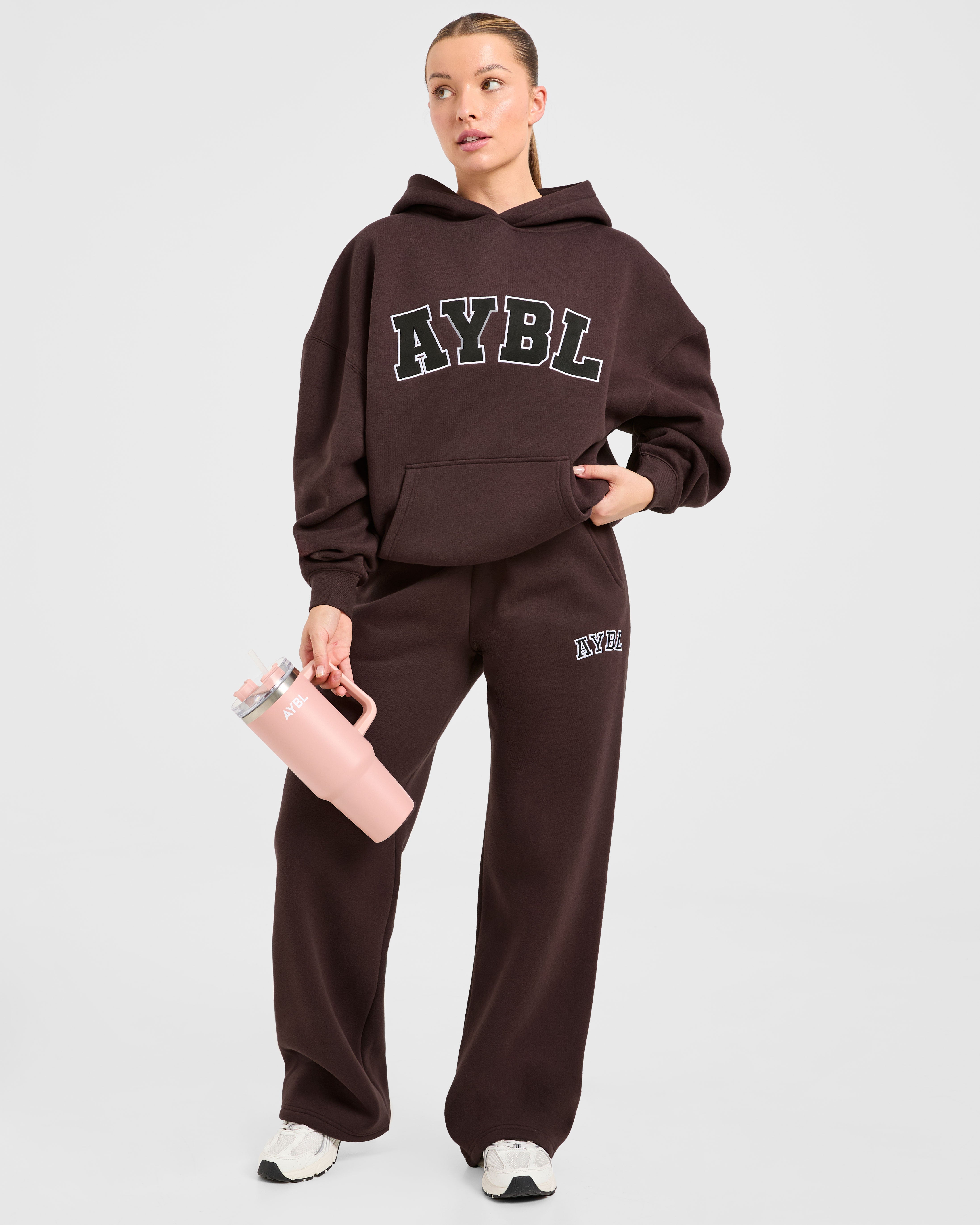 Varsity 2.0 Oversized Hoodie - Cocoa Brun